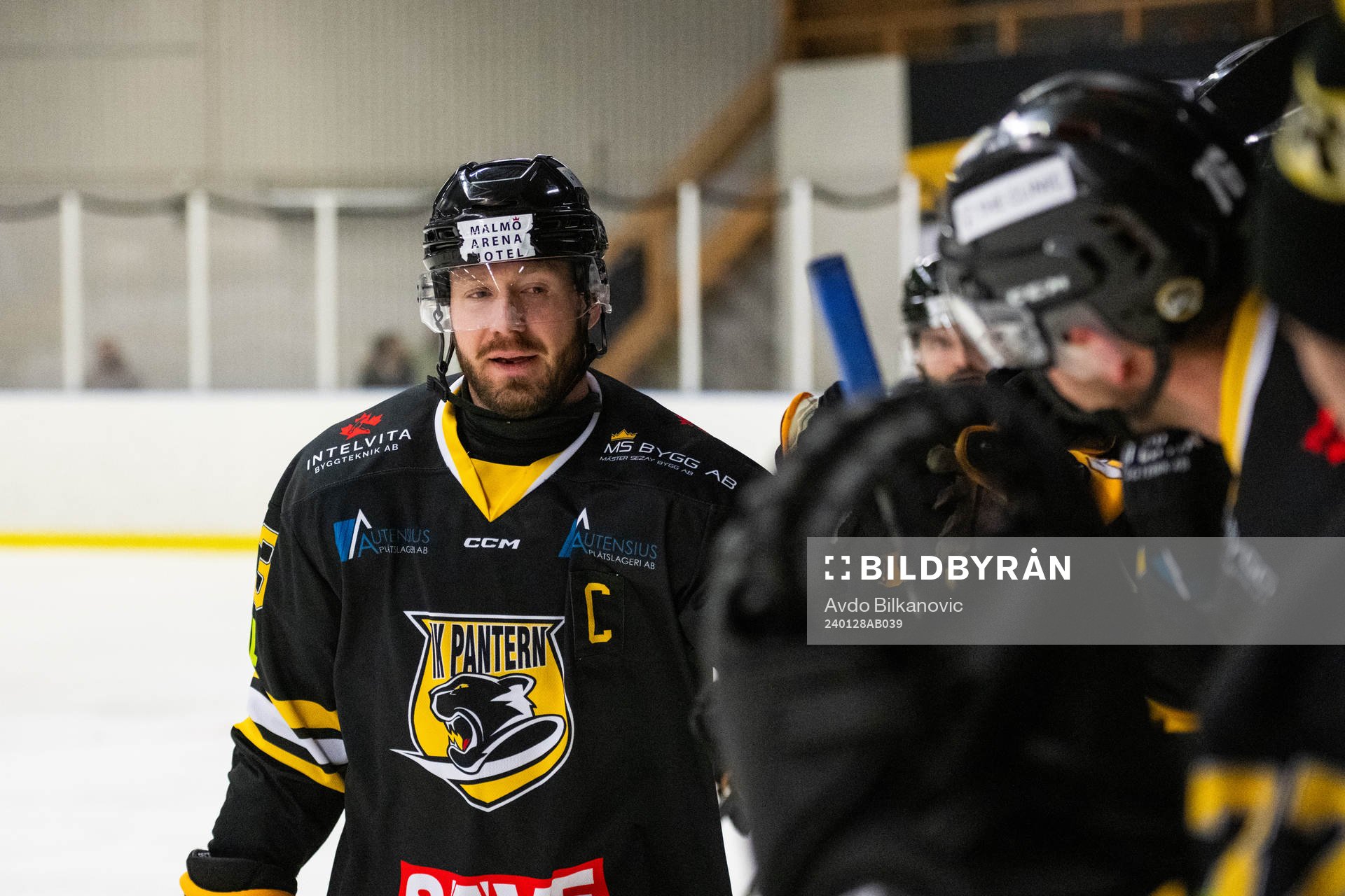Panters Viktor Holmqvist jublar