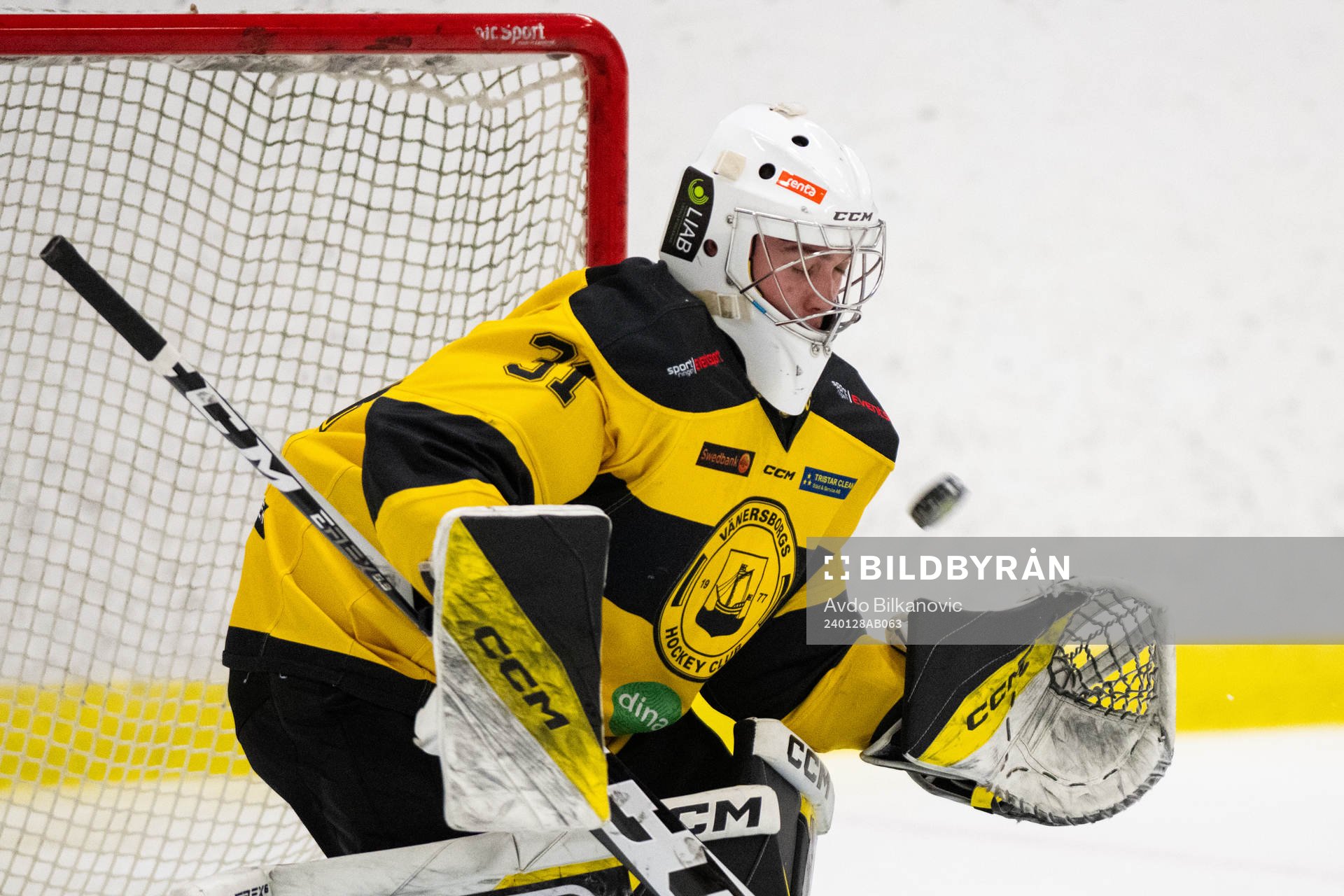 Vänersborgs Målvakter Hampus Vallin