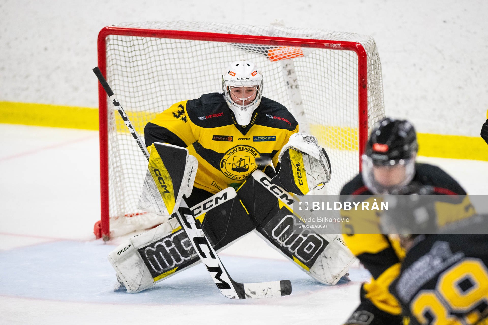 Vänersborgs Målvakter Hampus Vallin