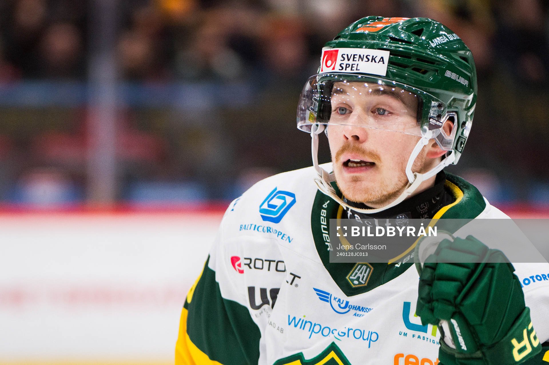 Björklövens Joel Mustonen jublar