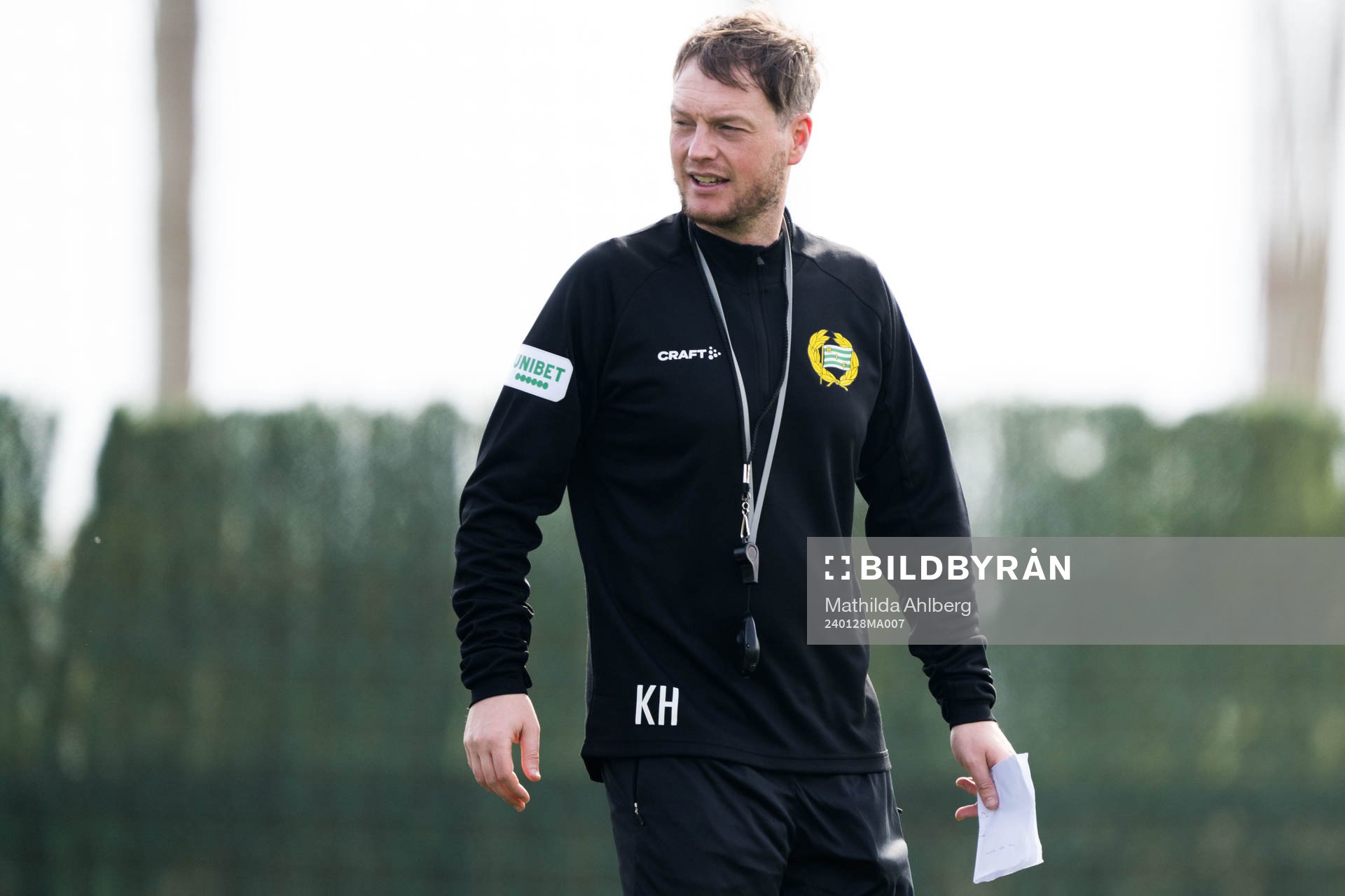 Hammarbys tränare Kim Hellberg