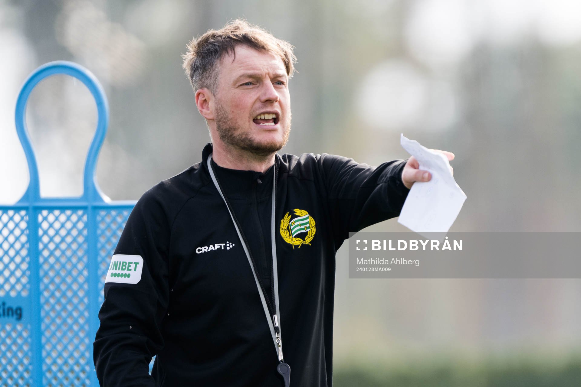 Hammarbys tränare Kim Hellberg