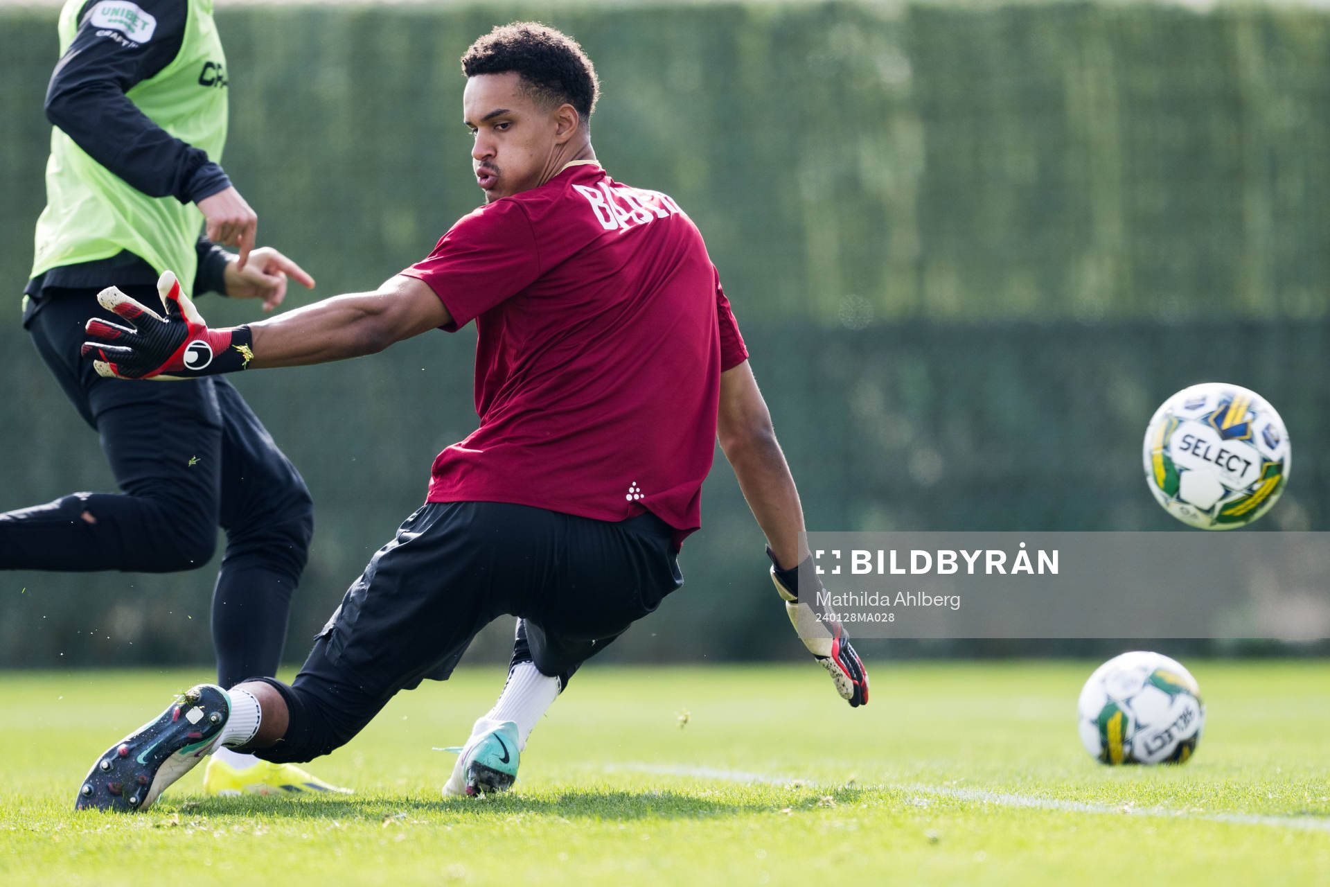 Hammarbys målvakt Oliver Dovin