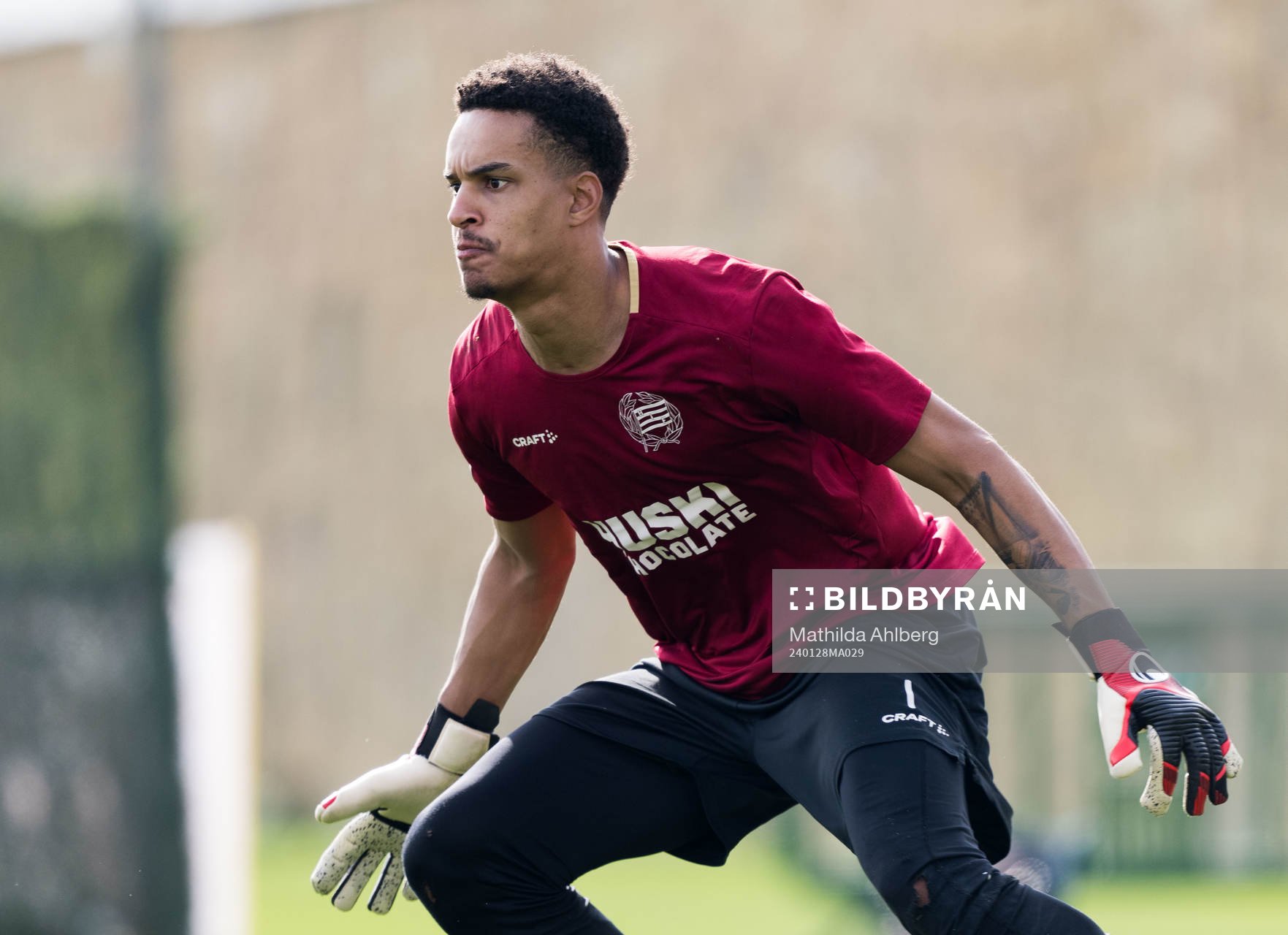 Hammarbys målvakt Oliver Dovin
