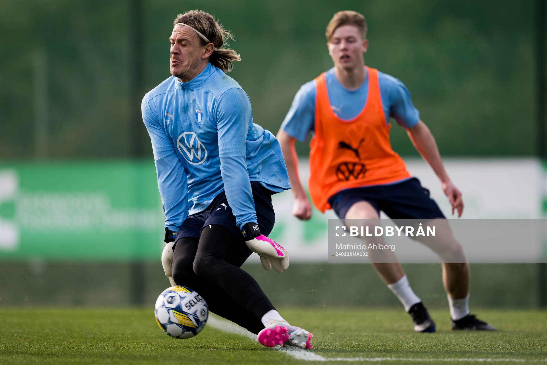 Malmö FFs målvakt Johan Dahlin