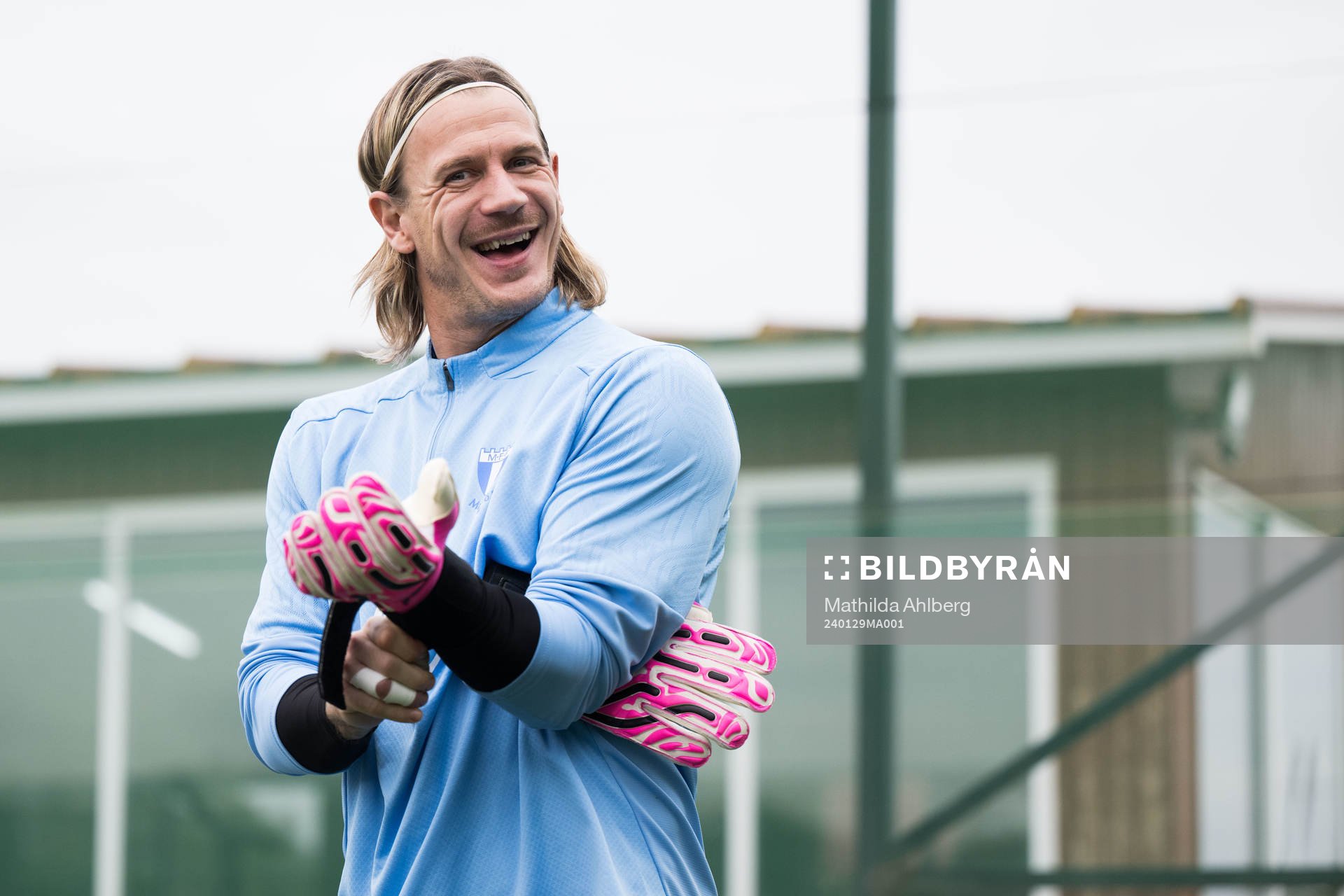 Malmö FFs målvakt Johan Dahlin