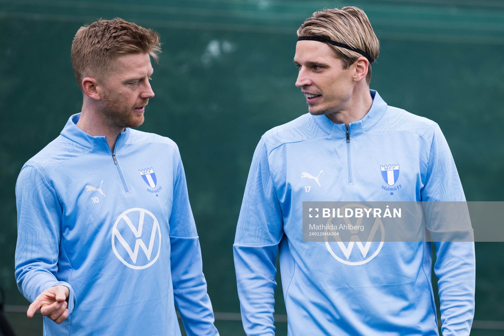 Malmö FFs Anders Christiansen och Jens Stryger Larsen