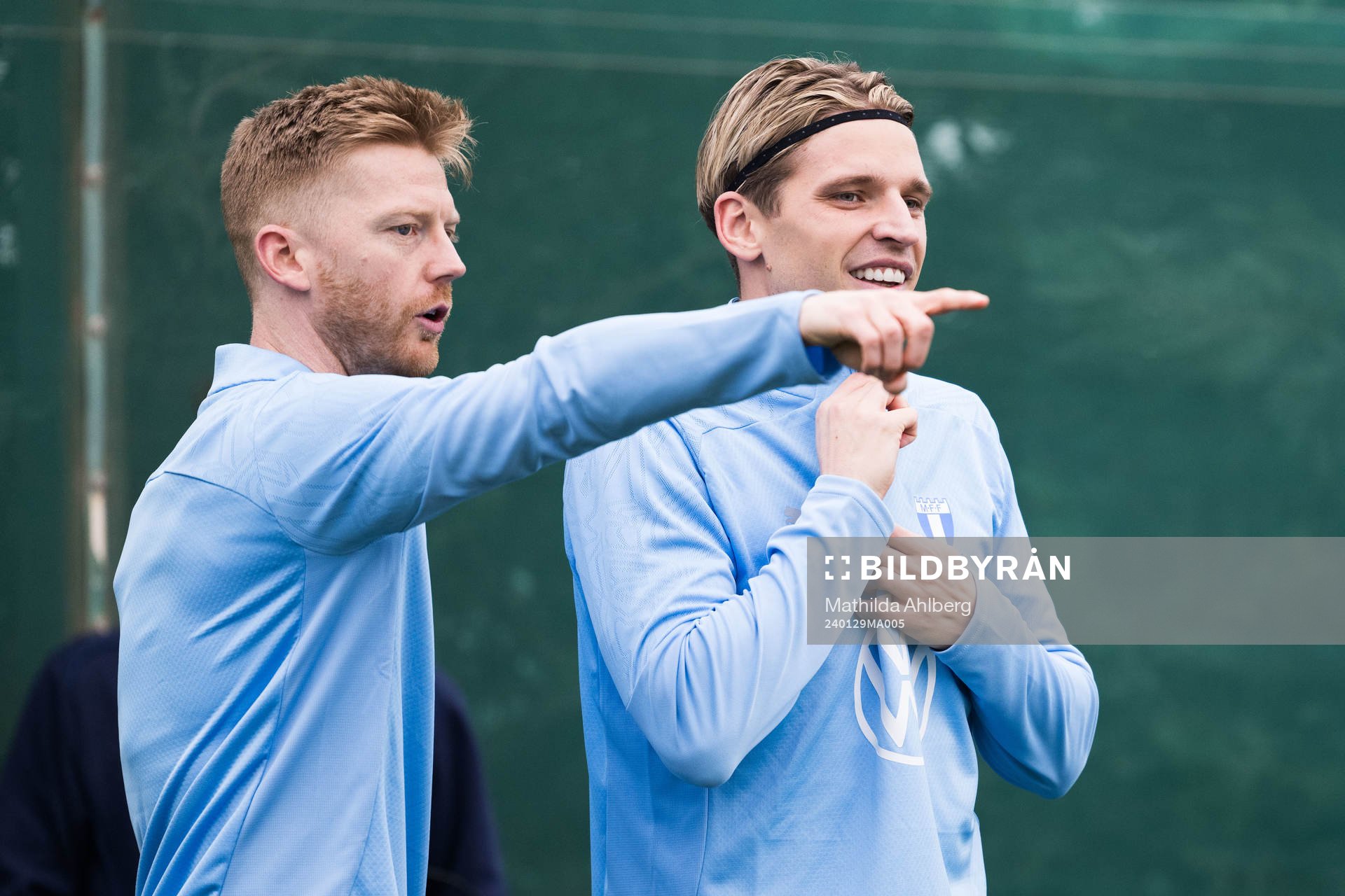 Malmö FFs Anders Christiansen och Jens Stryger Larsen