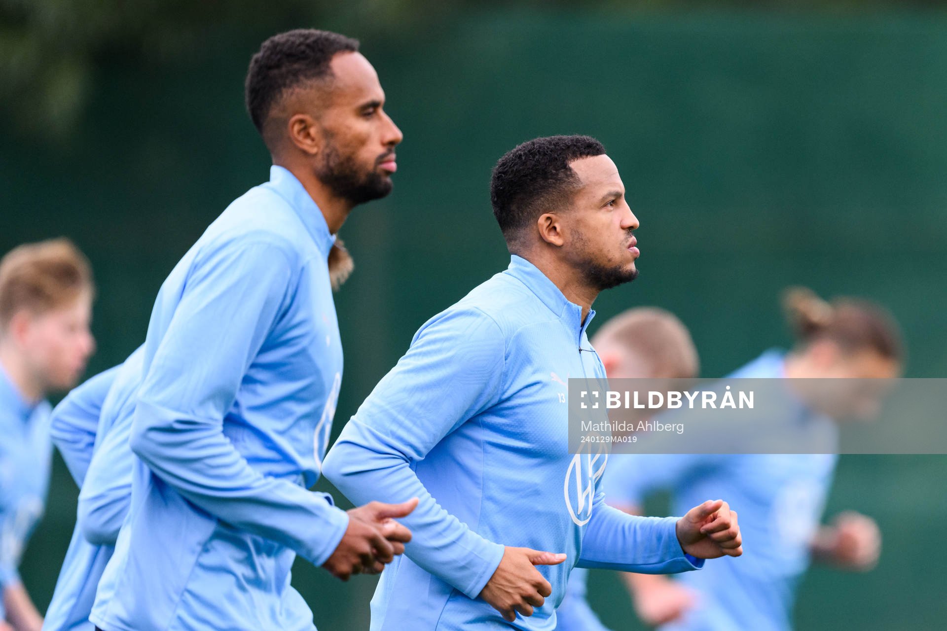 Malmö FFs Isaac Kiese Thelin och Martin Olsson