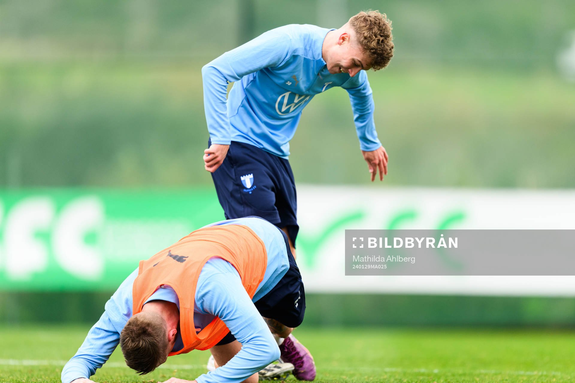 Malmö FFs Pontus Jansson och Hugo Bolin