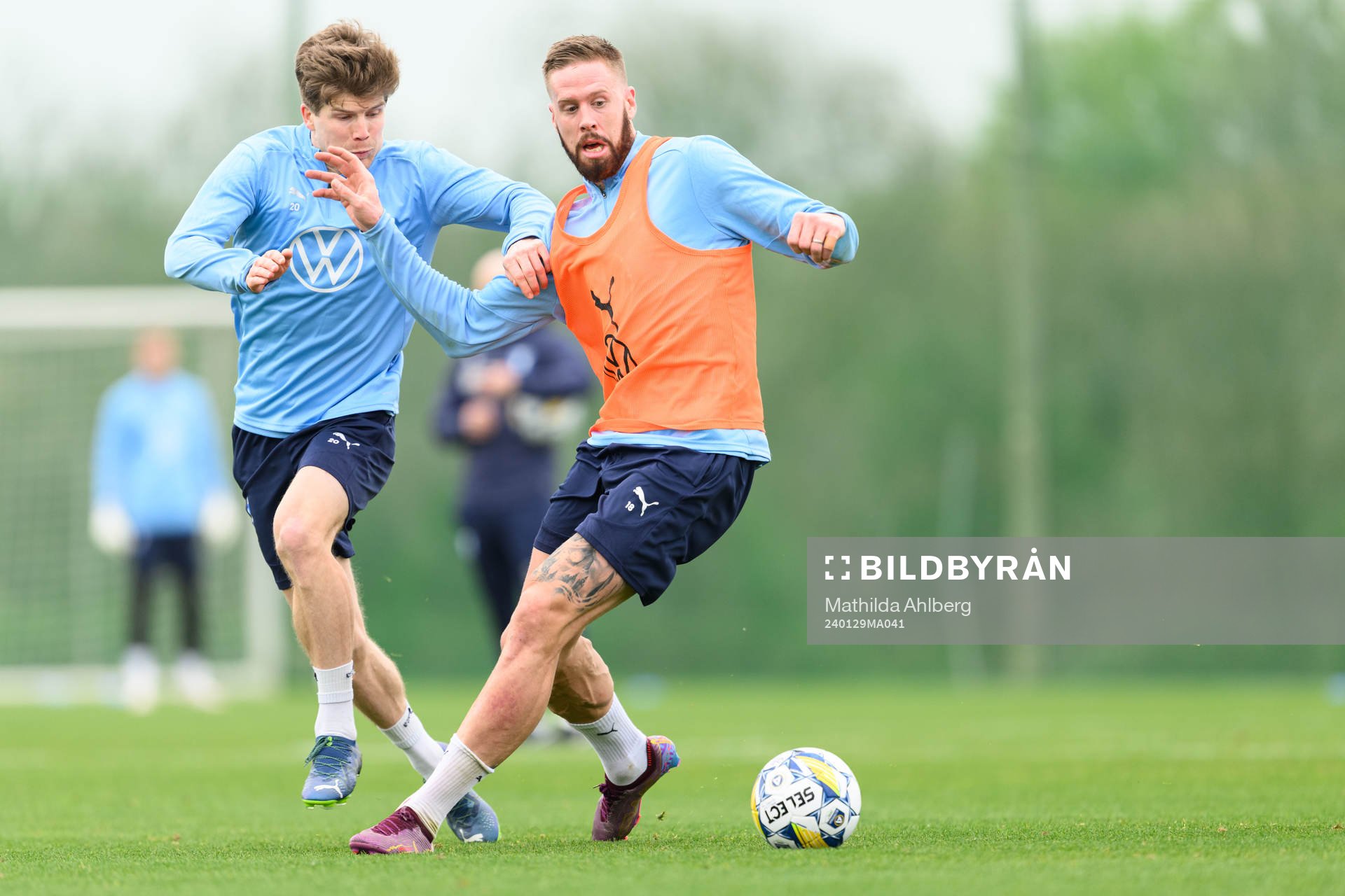 Malmö FFs Oliver Berg och Pontus Jansson