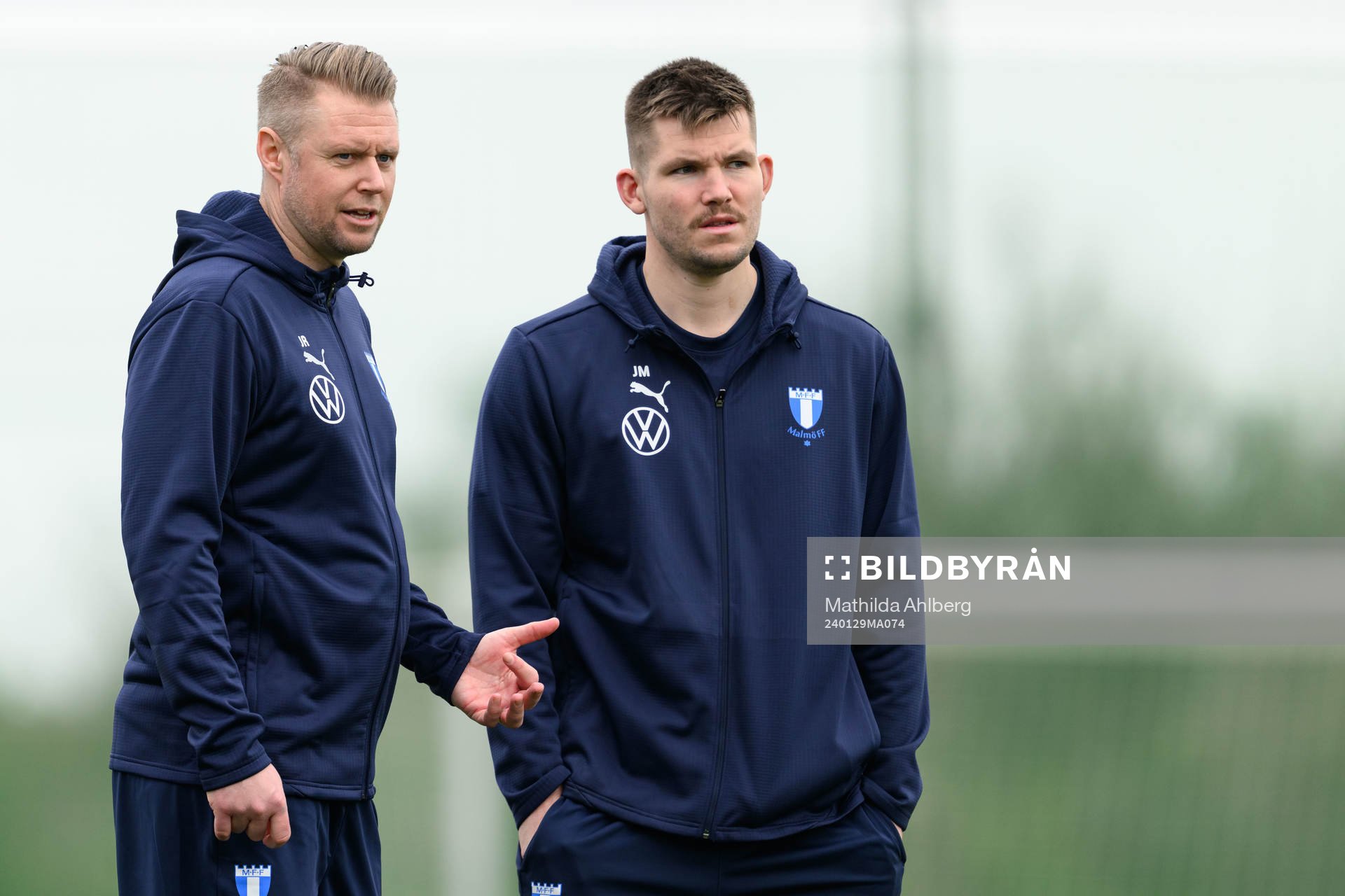 Malmö FFs fysioterapeut Jesper Robertsson och fystränare
