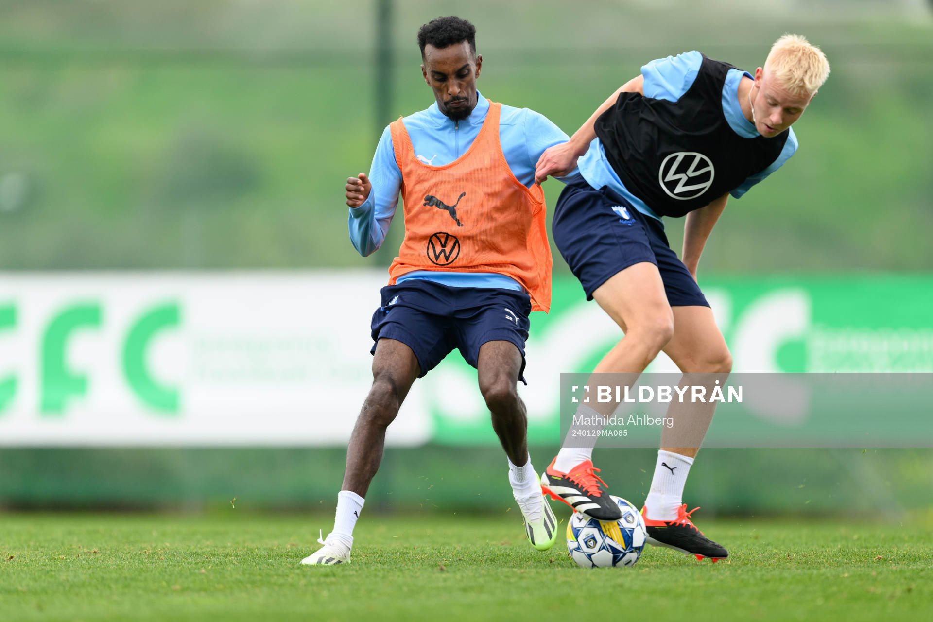 Malmö FFs Taha Ali och Otto Rosengren