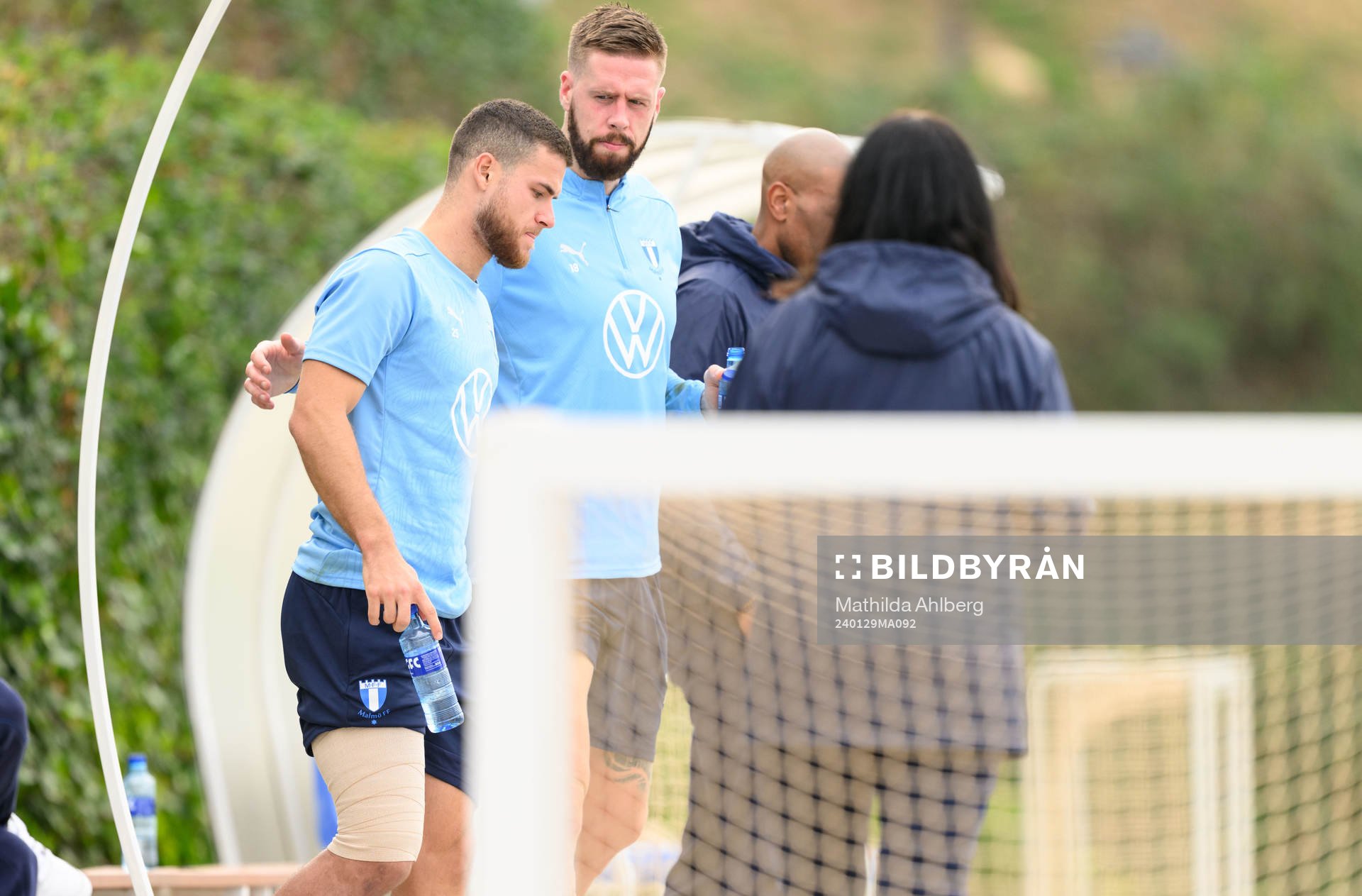 Malmö FFs Gabriel Busanello och Pontus Jansson