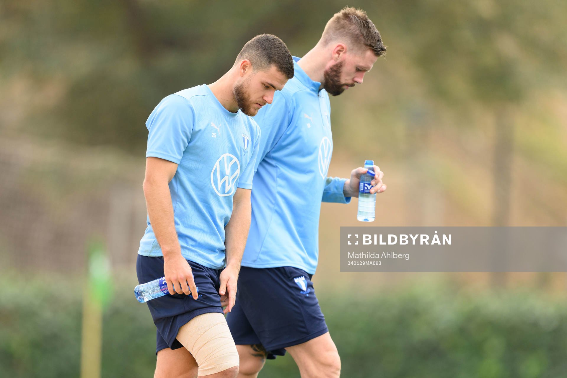 Malmö FFs Gabriel Busanello och Pontus Jansson