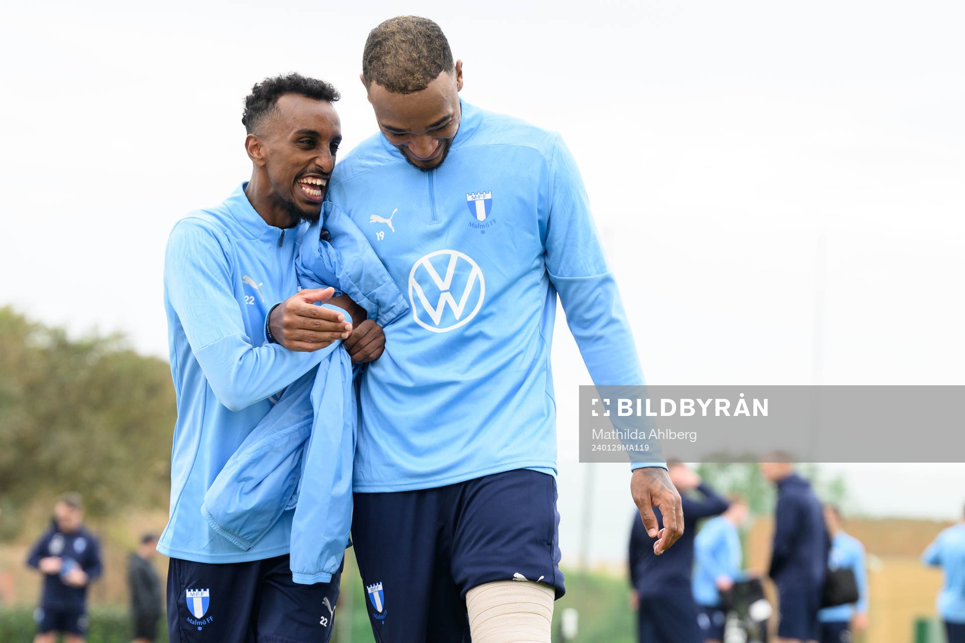 Malmö FFs Taha Ali och Derek Cornelius