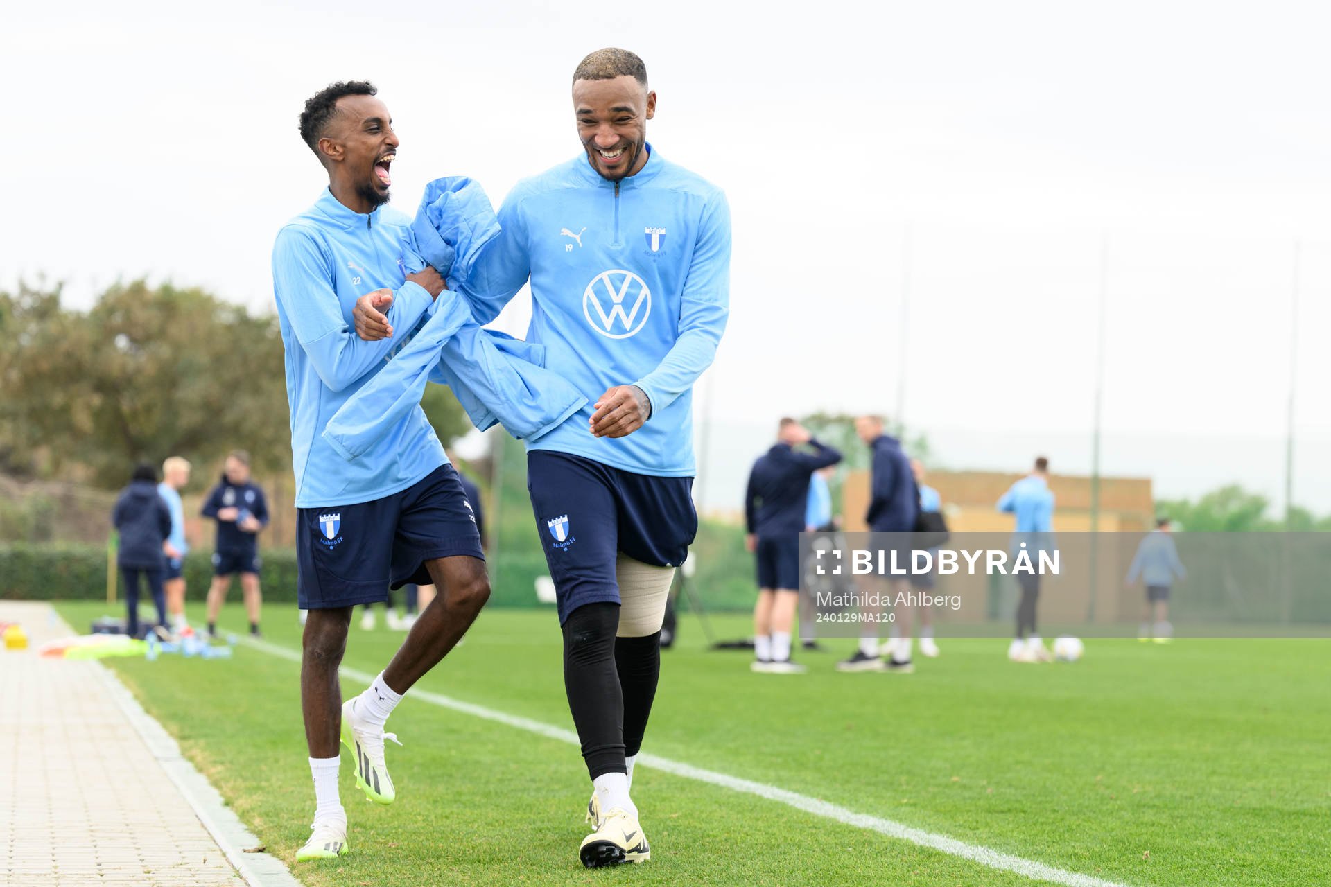Malmö FFs Taha Ali och Derek Cornelius