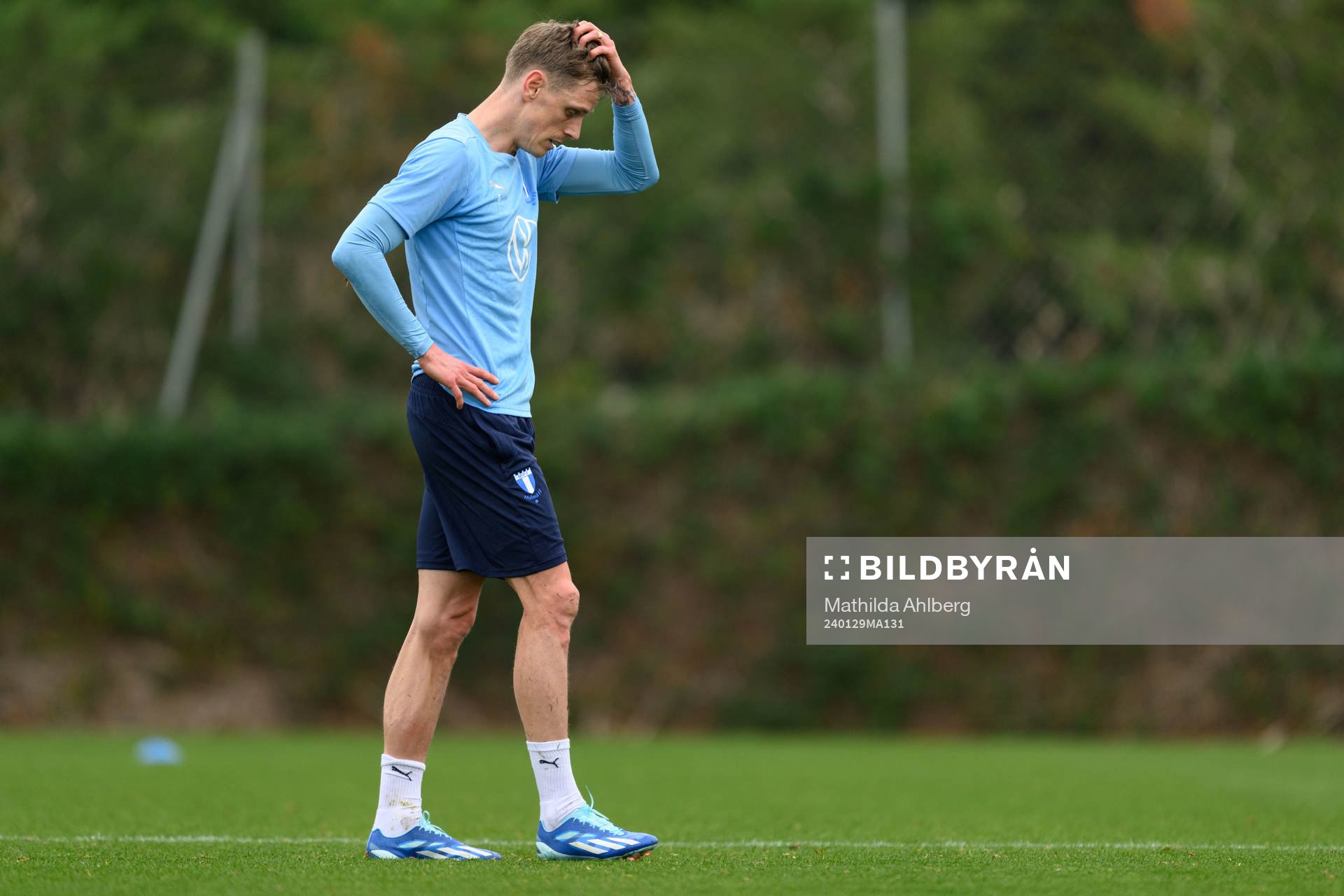 Malmö FFs Søren Rieks deppar