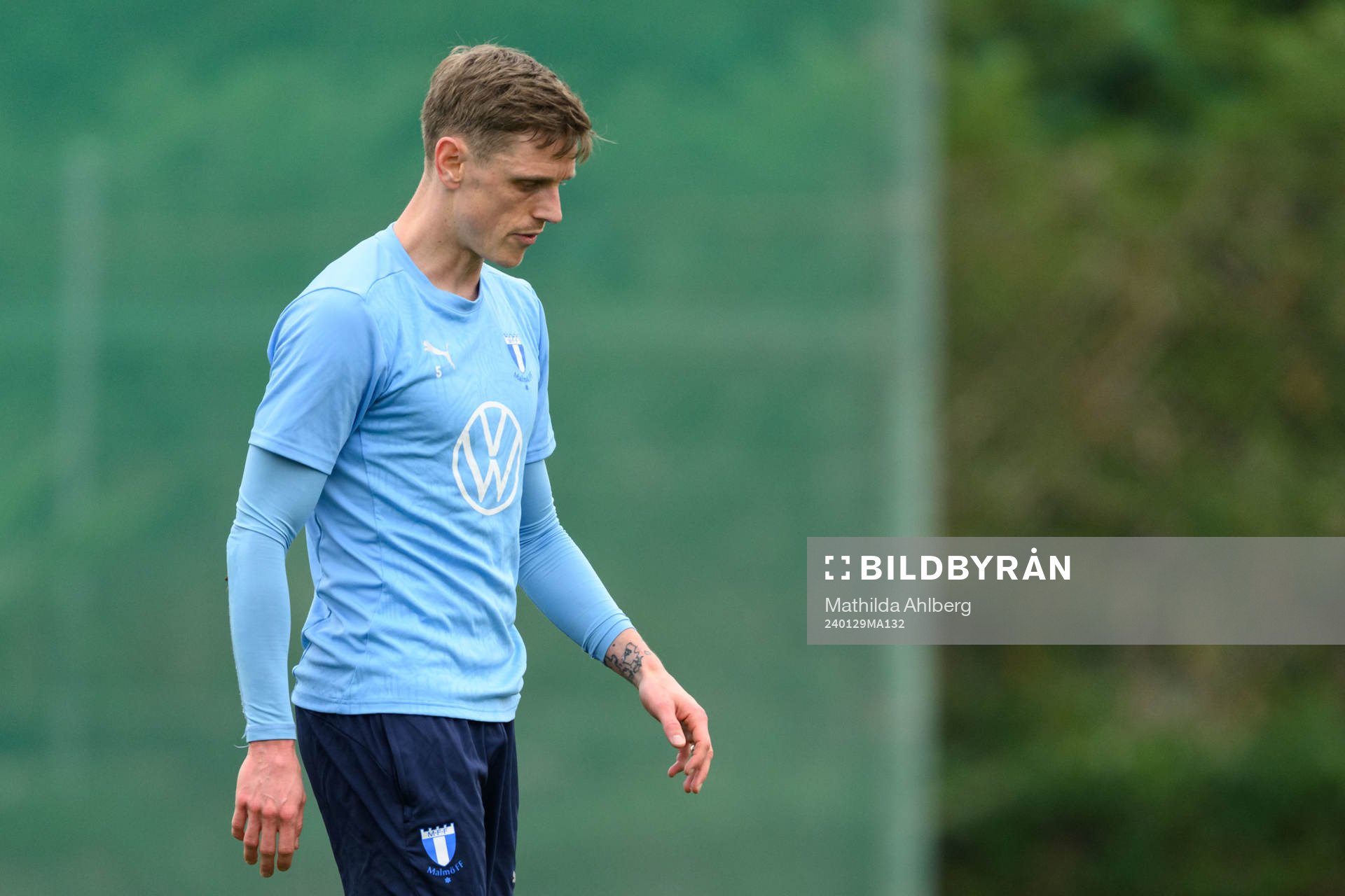 Malmö FFs Søren Rieks deppar