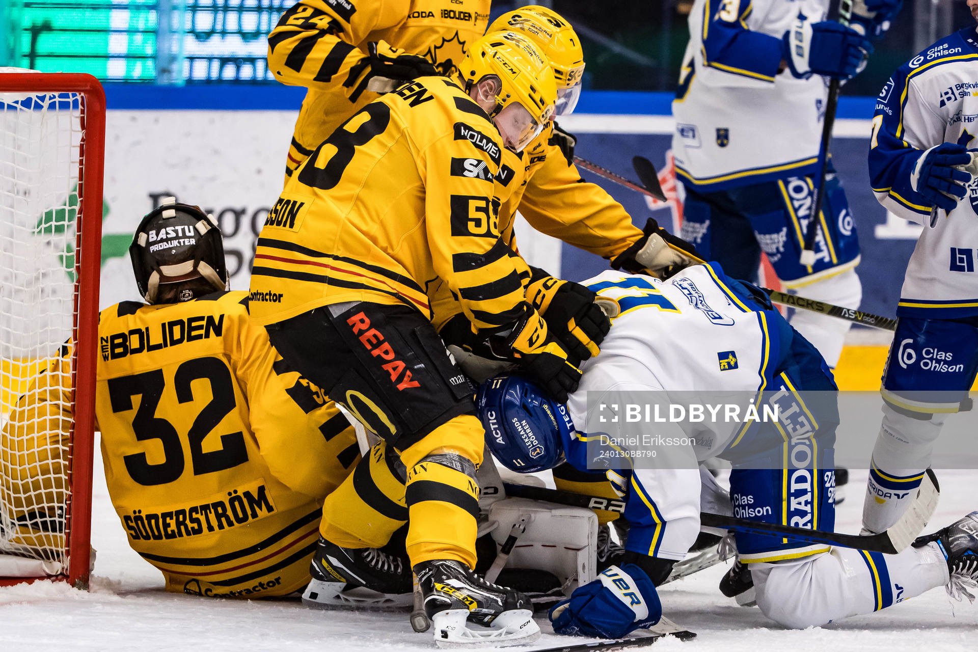 Skellefteås Oskar Nilsson och Leksands Martin Karlsson