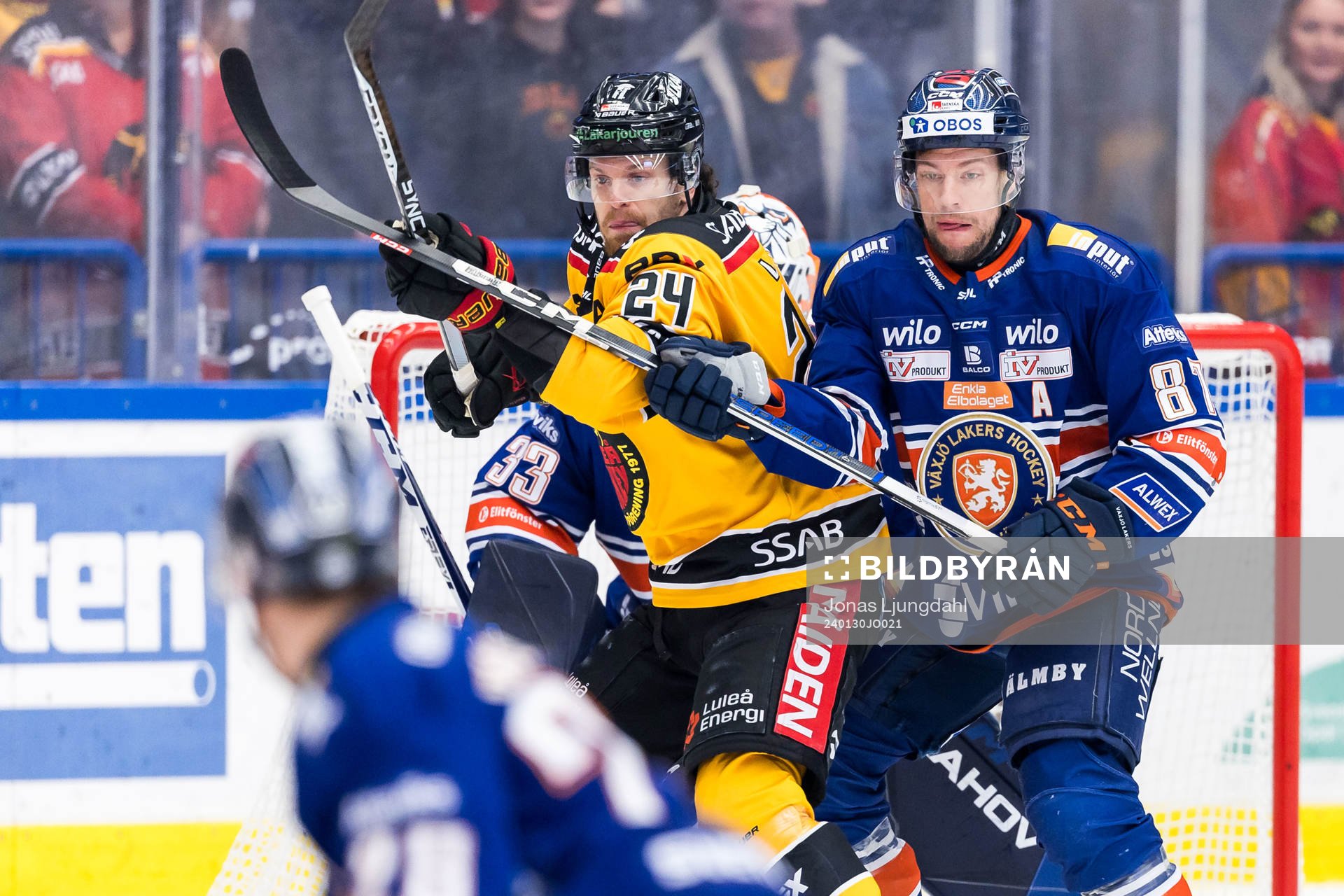 Luleås Brendan Shinnimin och Växjös Robert Rosén