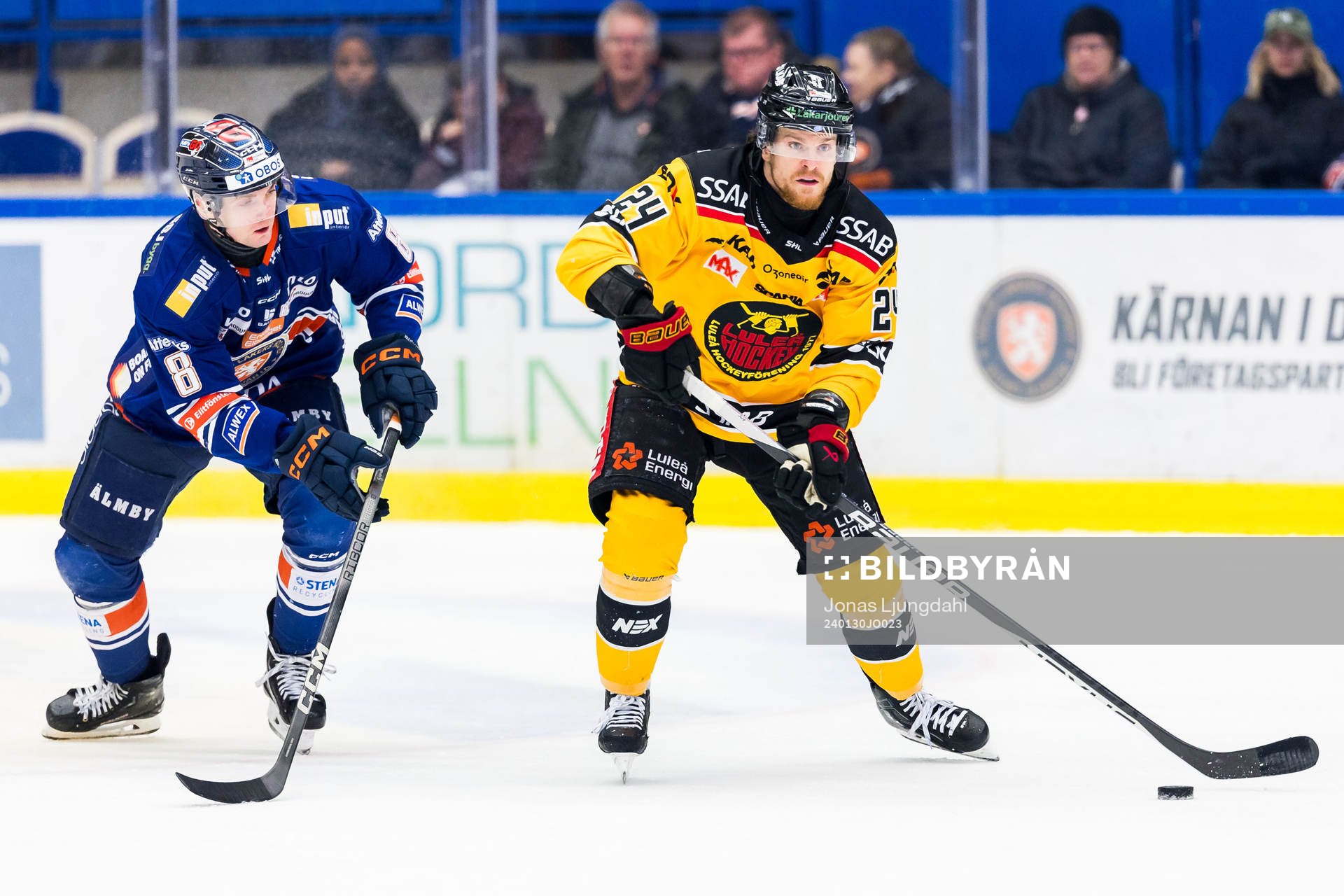 Växjös Zachary Giuttari och Luleås Brendan Shinnimin