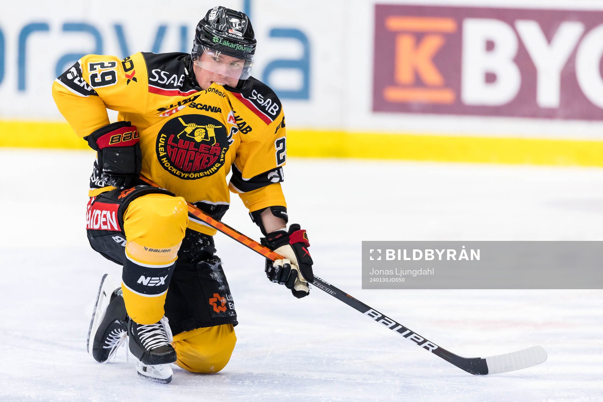 Luleås Erik Gustafsson har ont