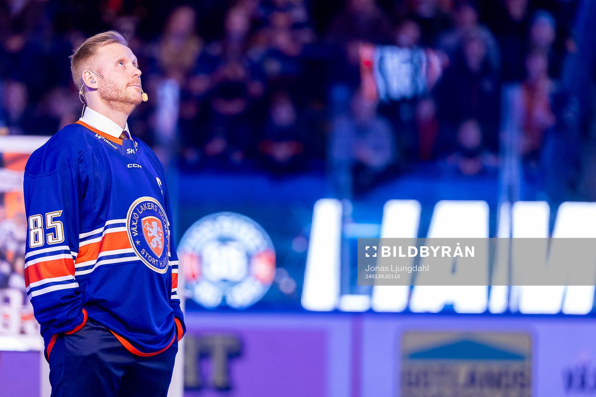 Den tidigare Växjöspelaren Liam Reddox hyllas före