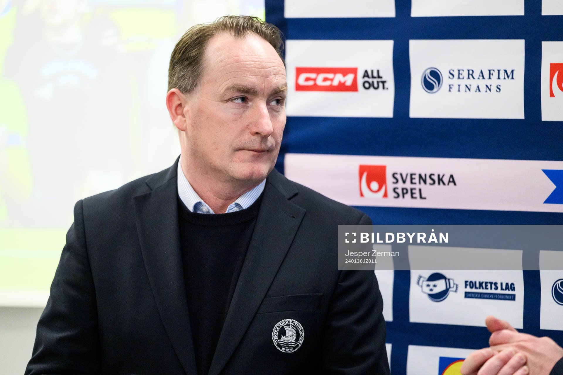 Svenska Ishockeyförbundets tf Generalsekreterare Christer