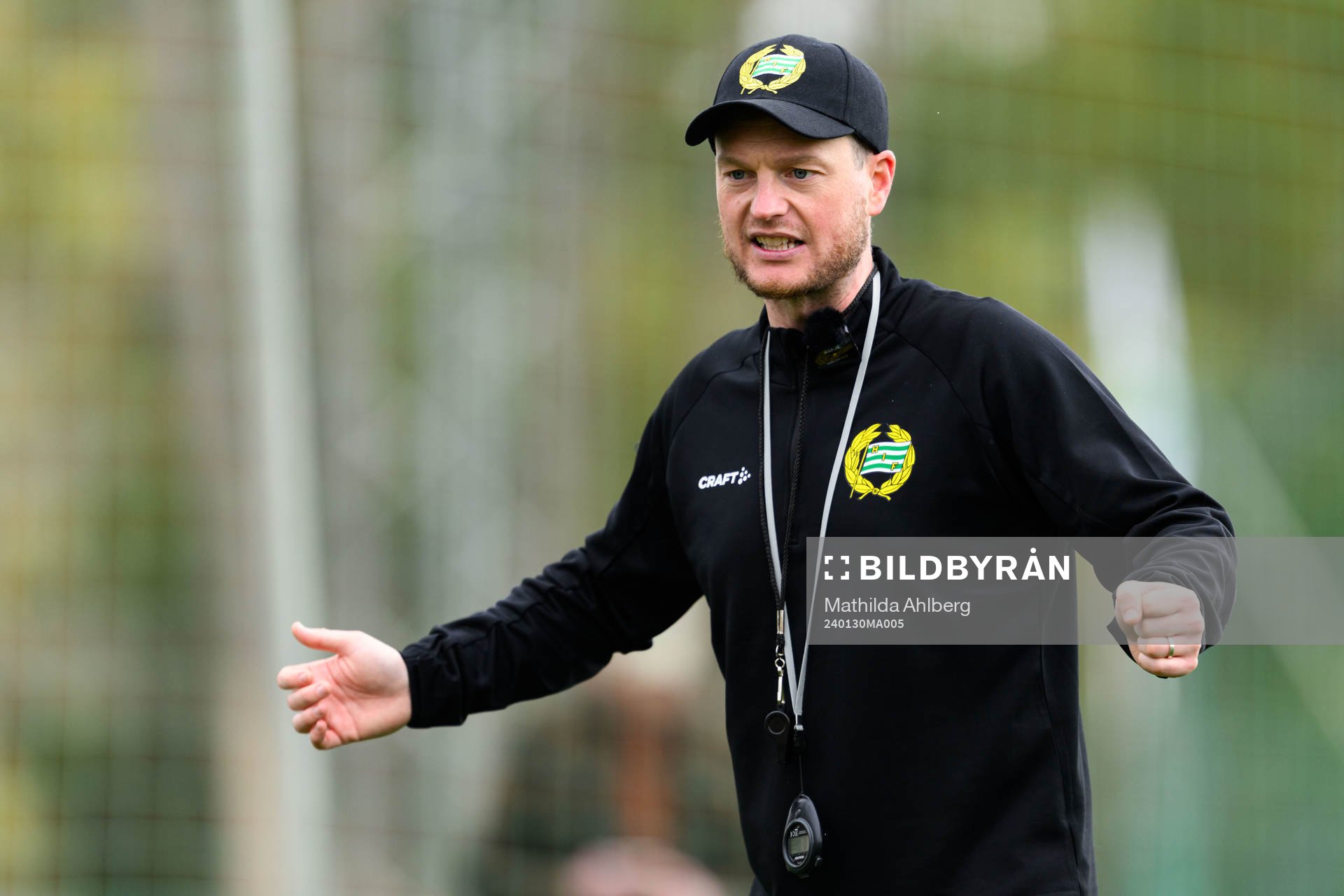 Hammarbys tränare Kim Hellberg