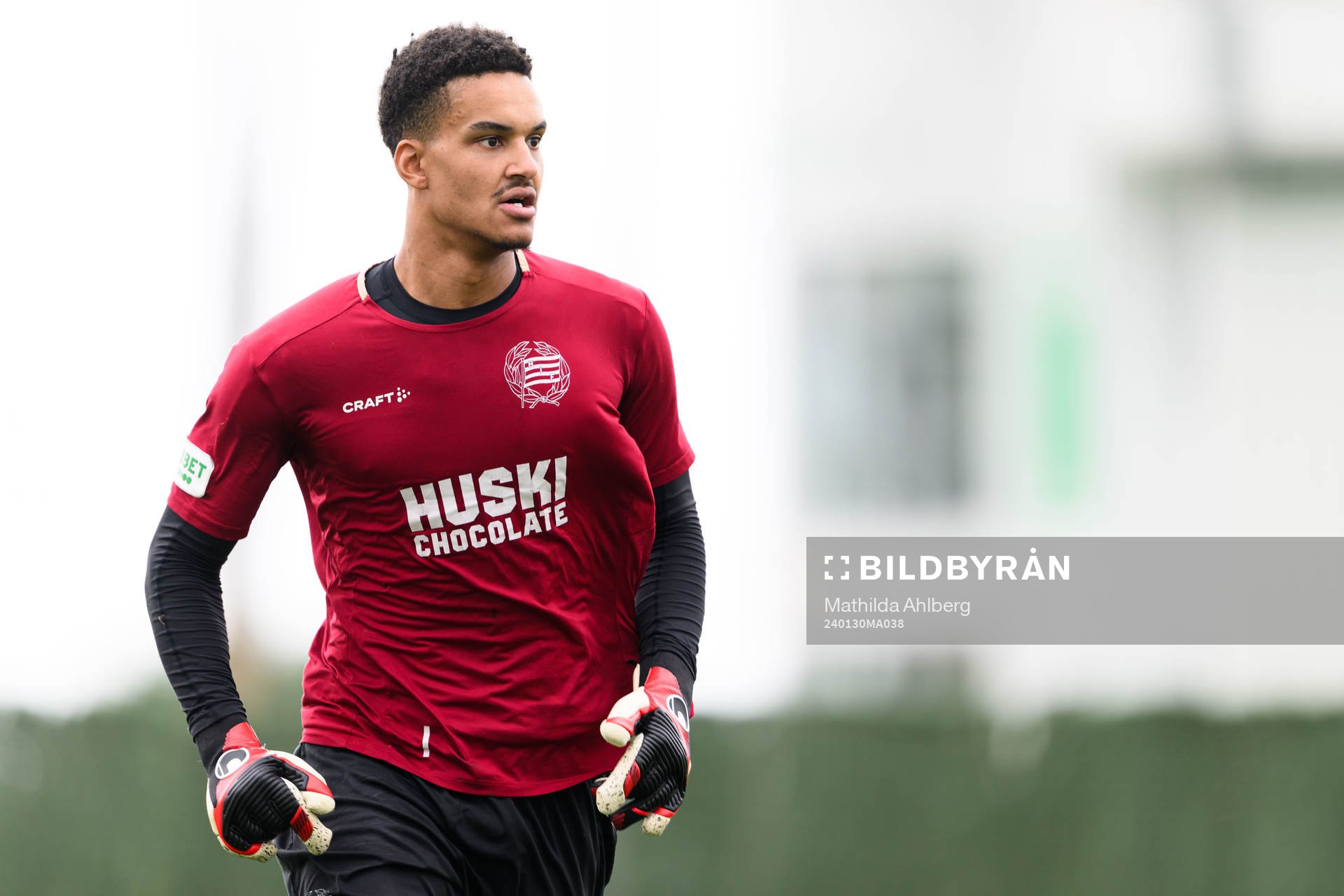Hammarbys målvakt Oliver Dovin