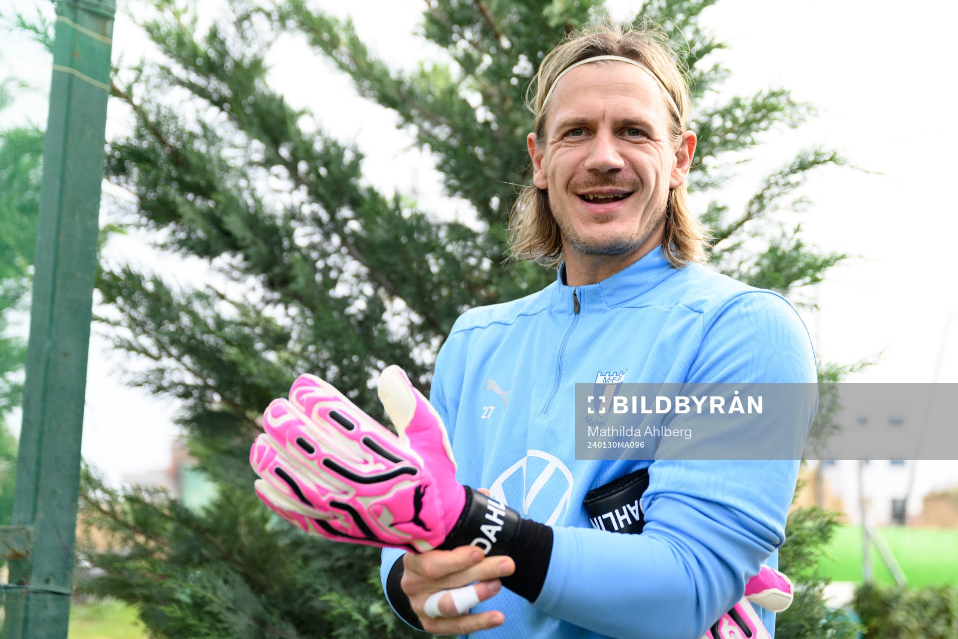 Malmö FFs målvakt Johan Dahlin