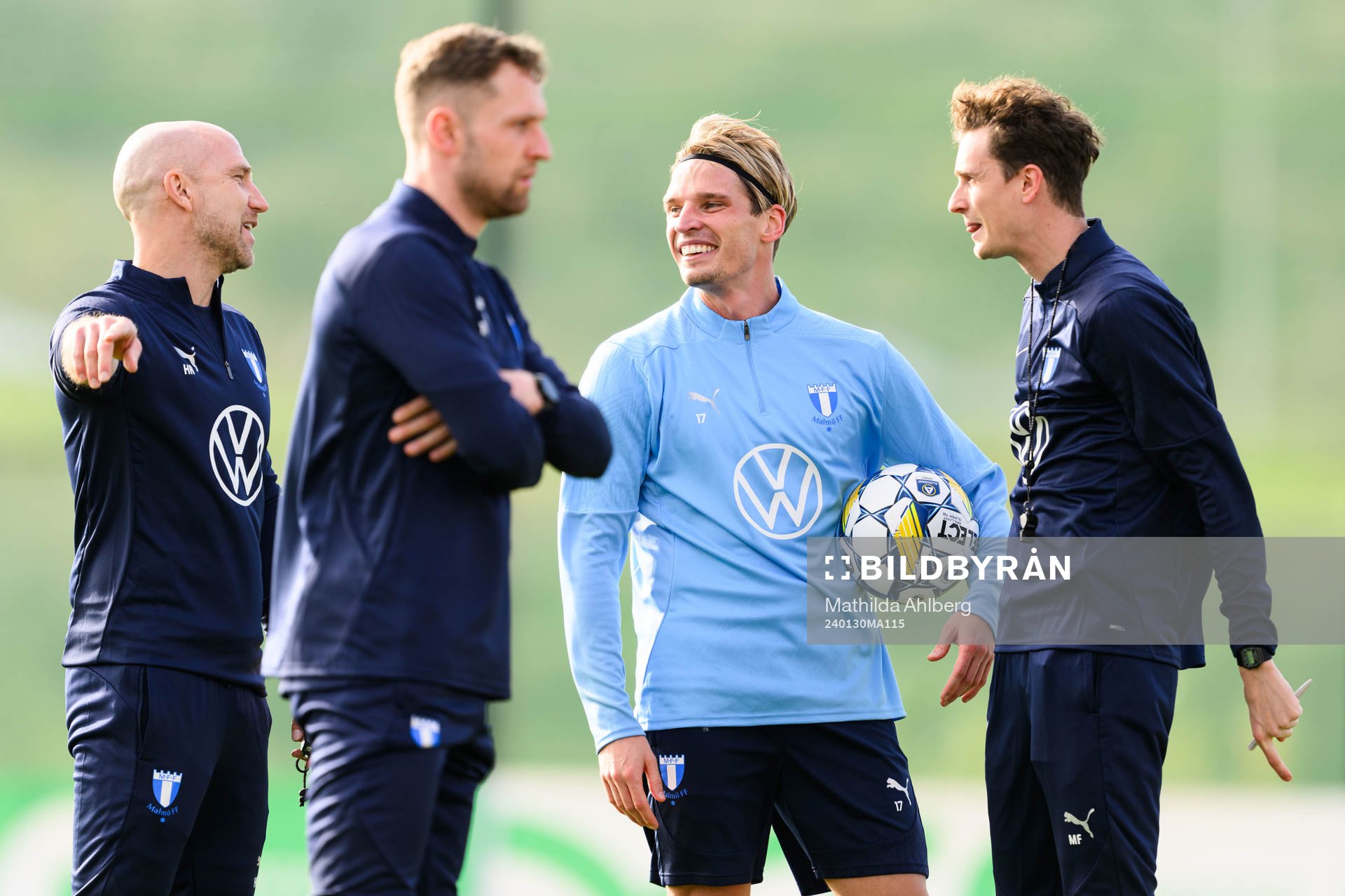 Malmö FFs tränare Henrik Rydström, Jens Stryger Larsen
