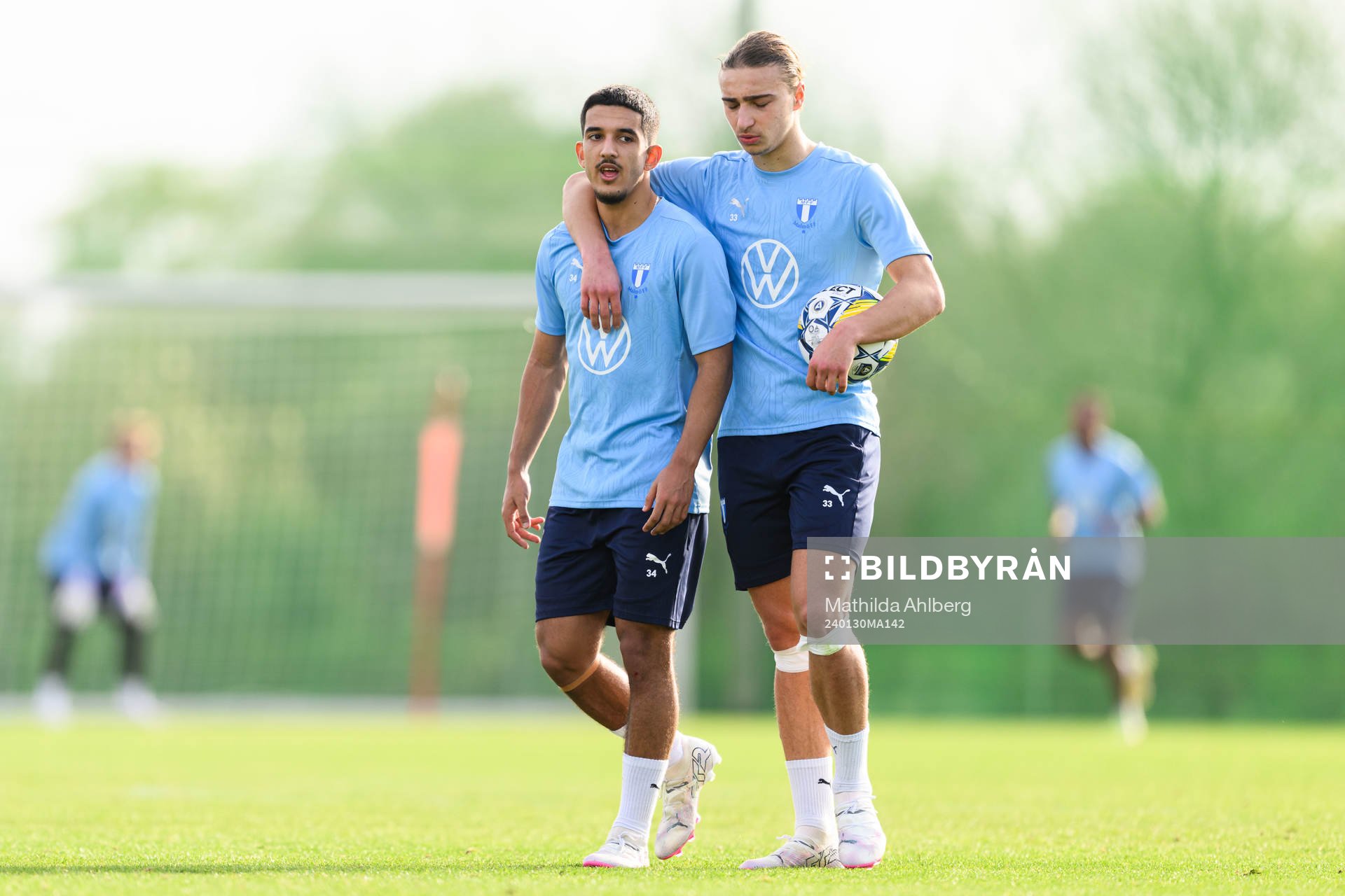 Malmö FFs Zakaria Loukili och Elison Makolli