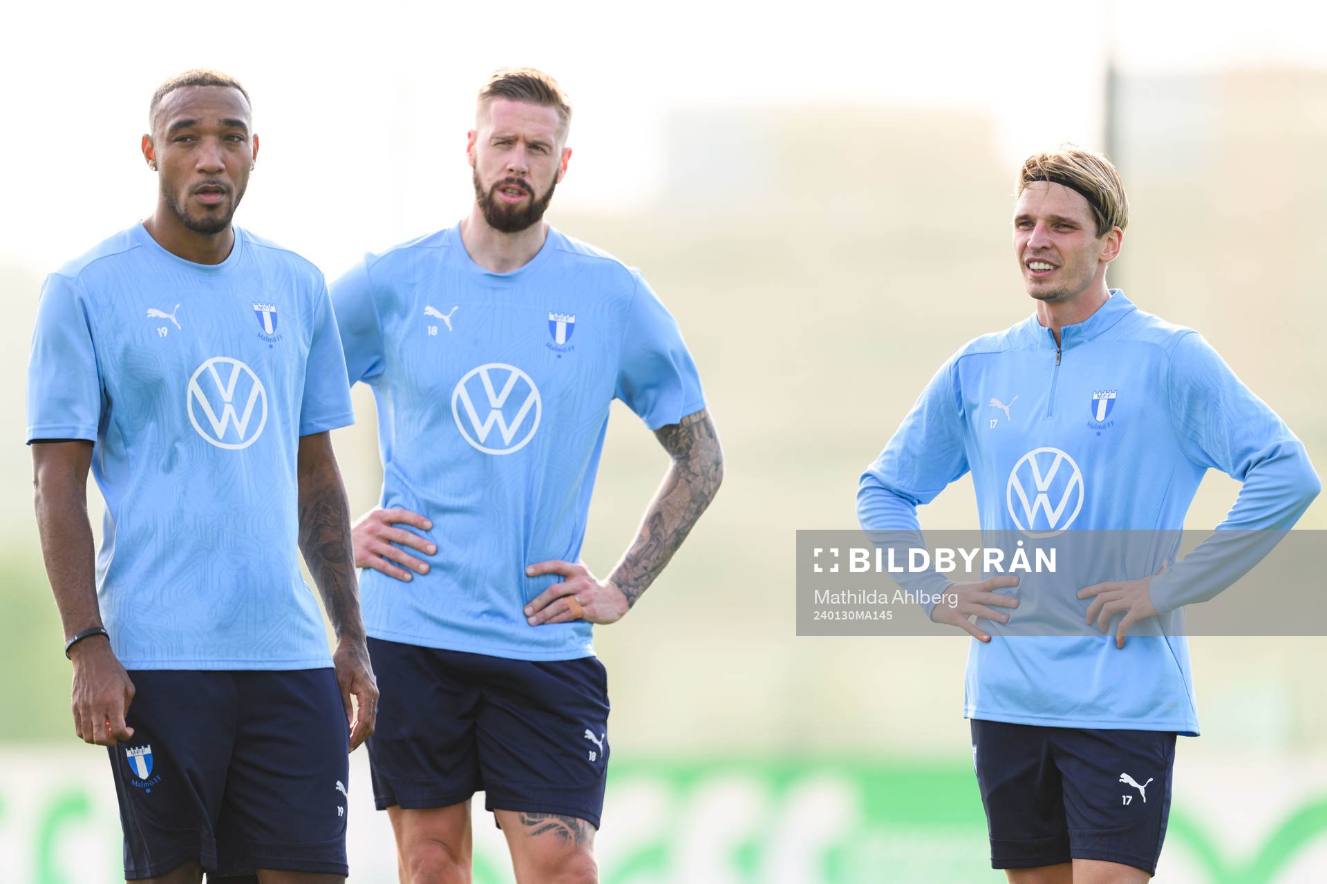 Malmö FFs Derek Cornelius, Pontus Jansson och Jens Stryger