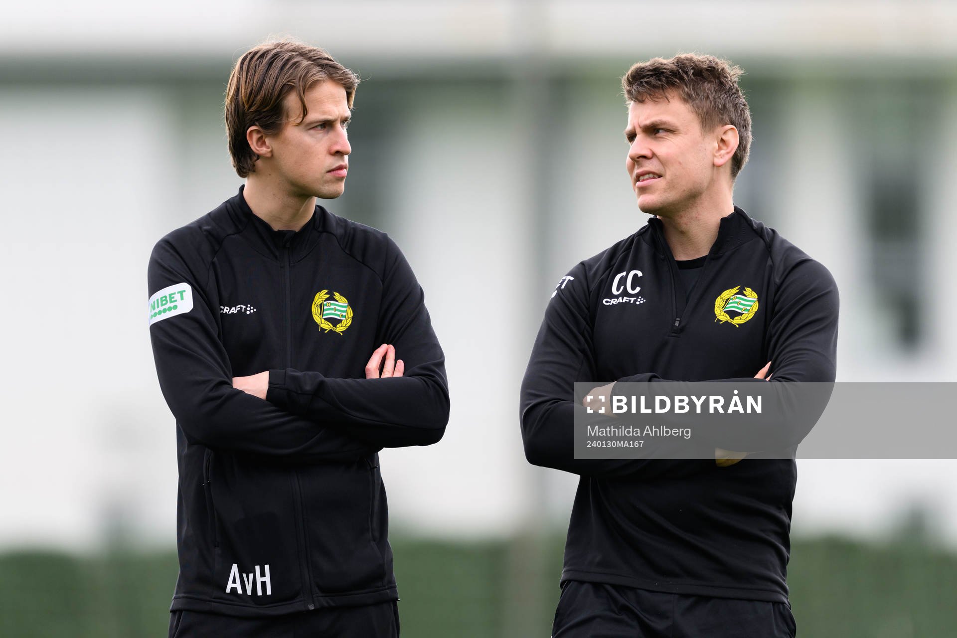 Teknisk chef Adrian von Heijne och fysioterapeut Carl