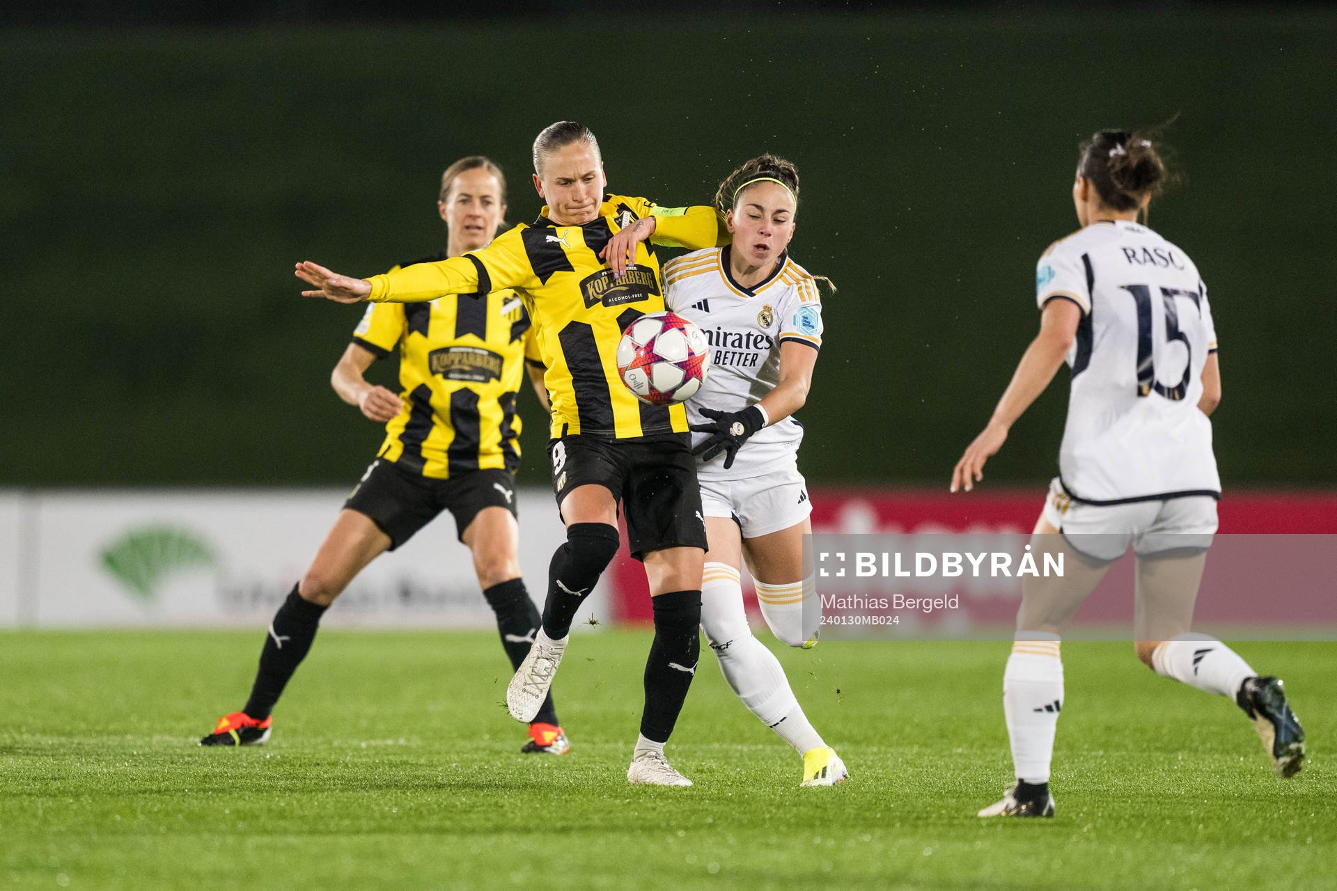 Filippa Curmark of Häcken and Athenea of Real Madrid