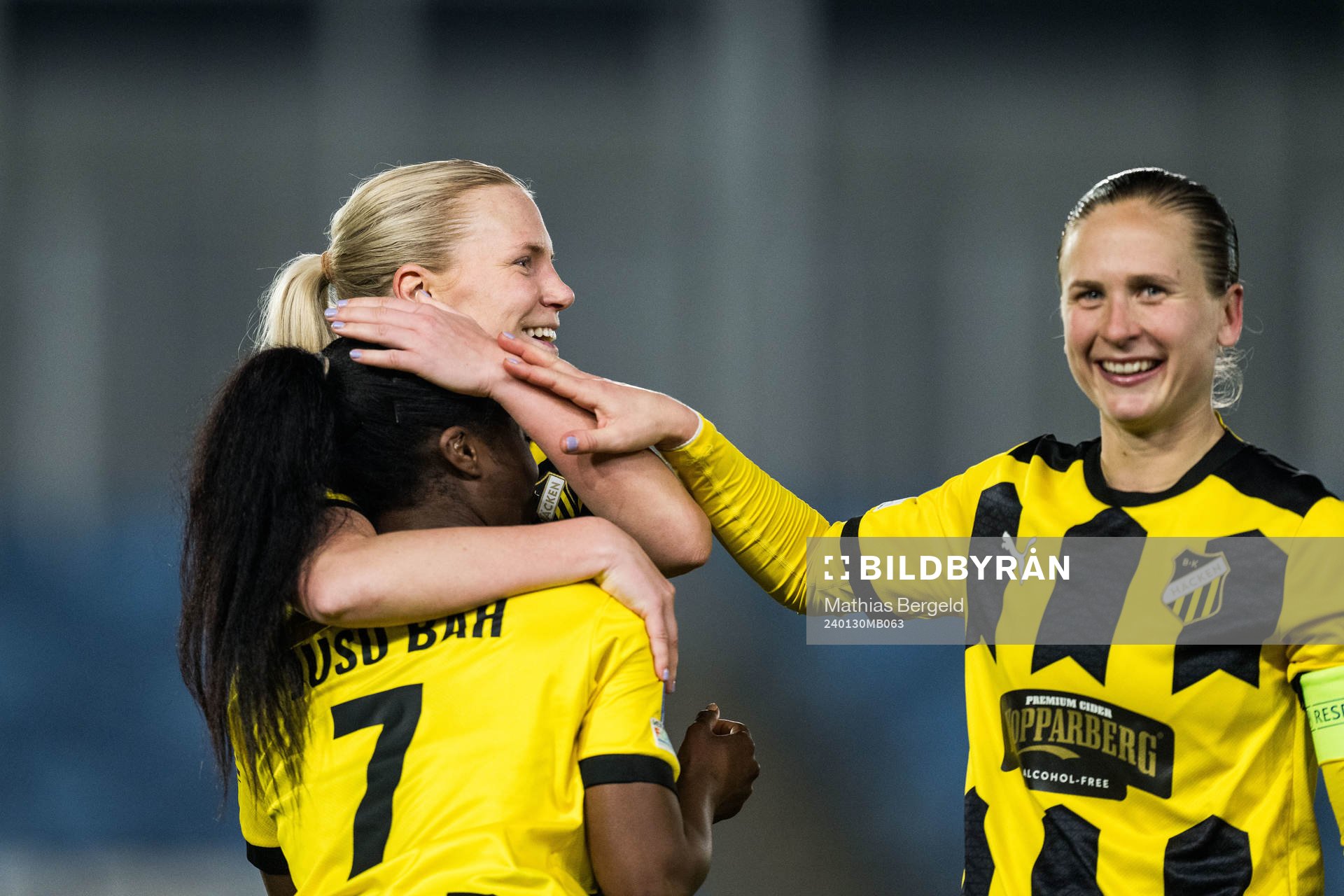 Monica Jusu Bah, Josefine Rybrink and Filippa Curmark of