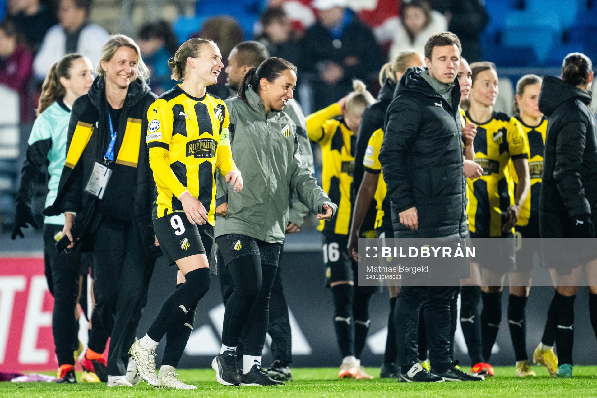 Filippa Curmark of Häcken celebrates