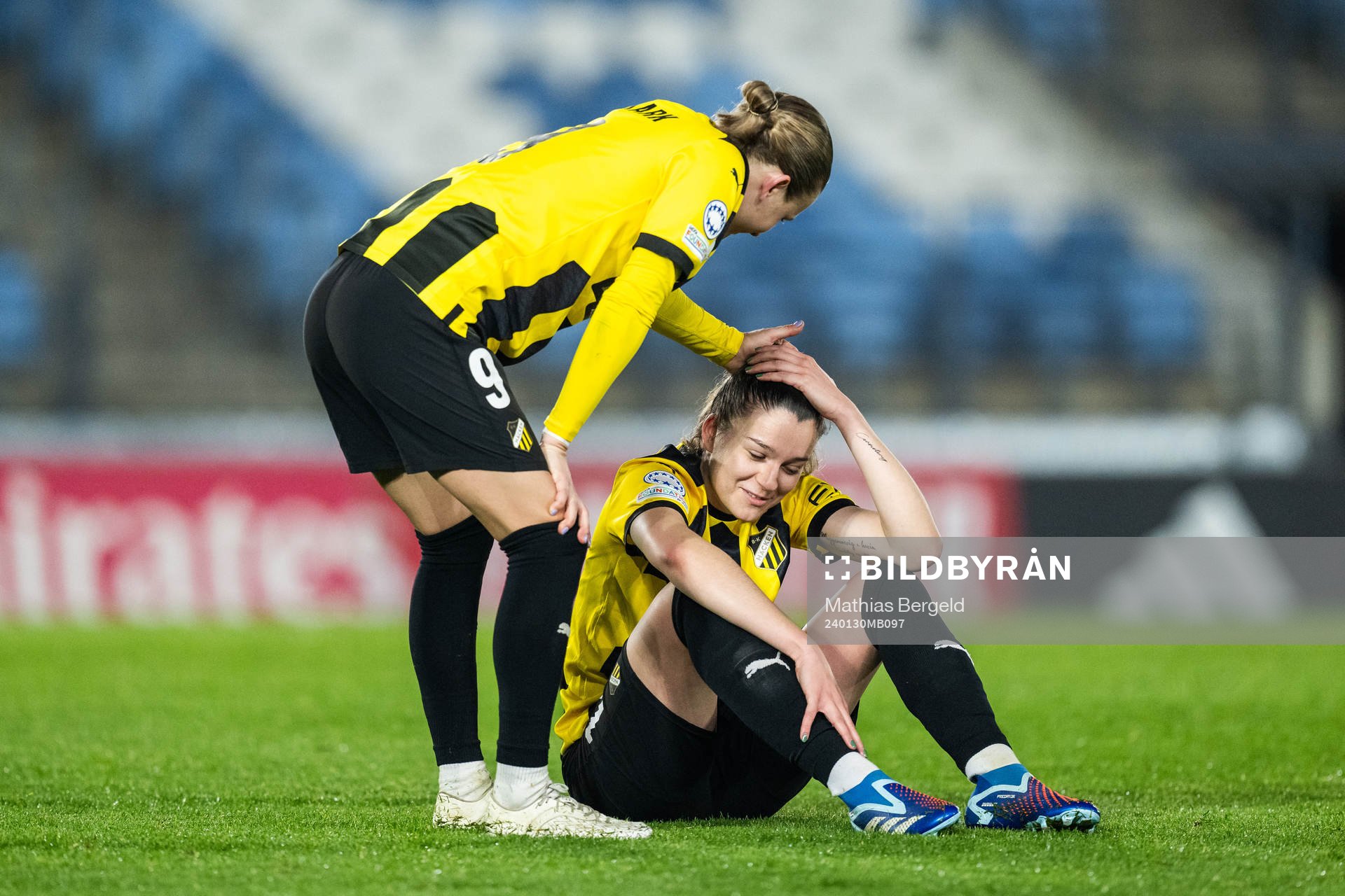 Filippa Curmark and Anna Csiki of Häcken