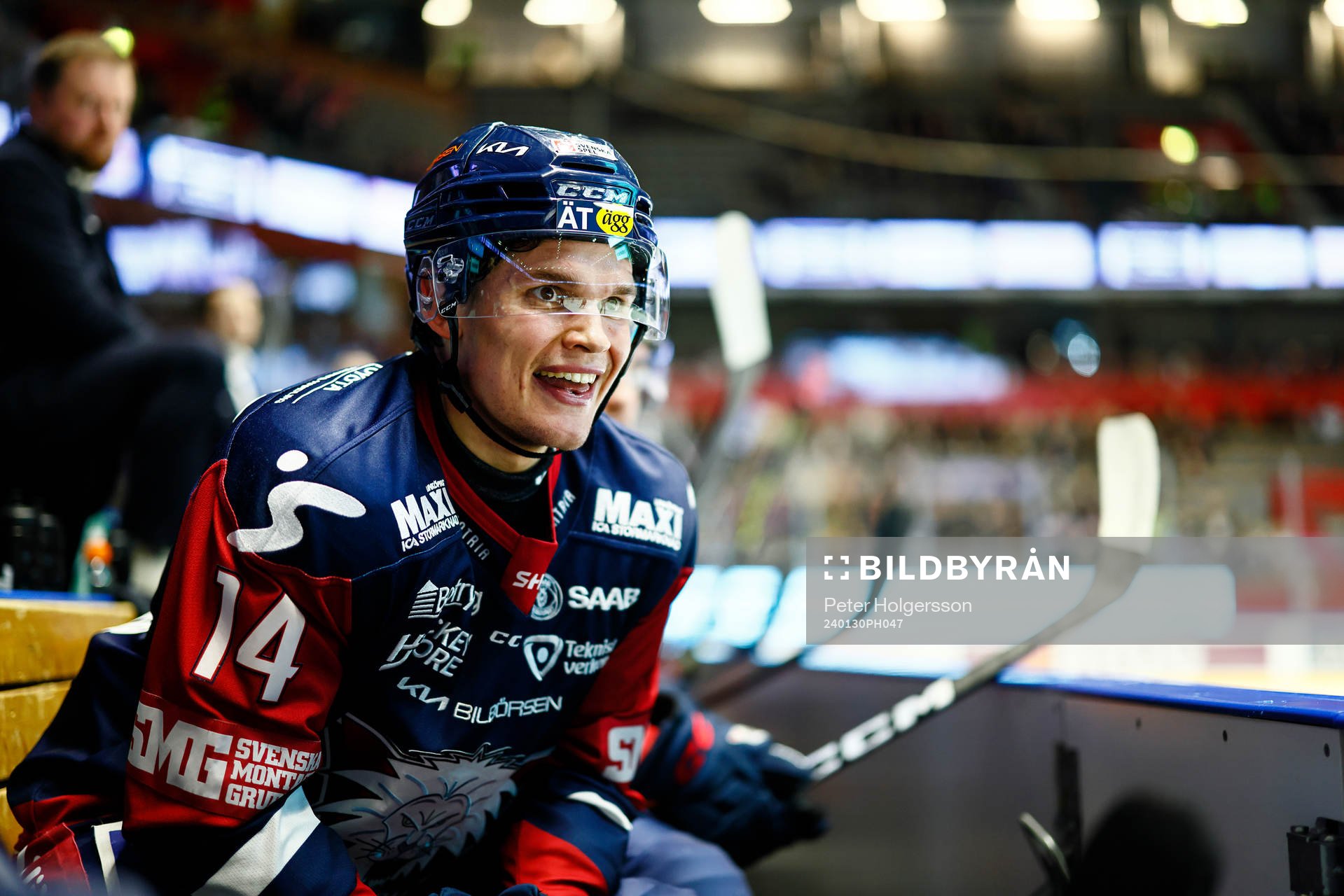 Linköpings Arvid Costmar jublar