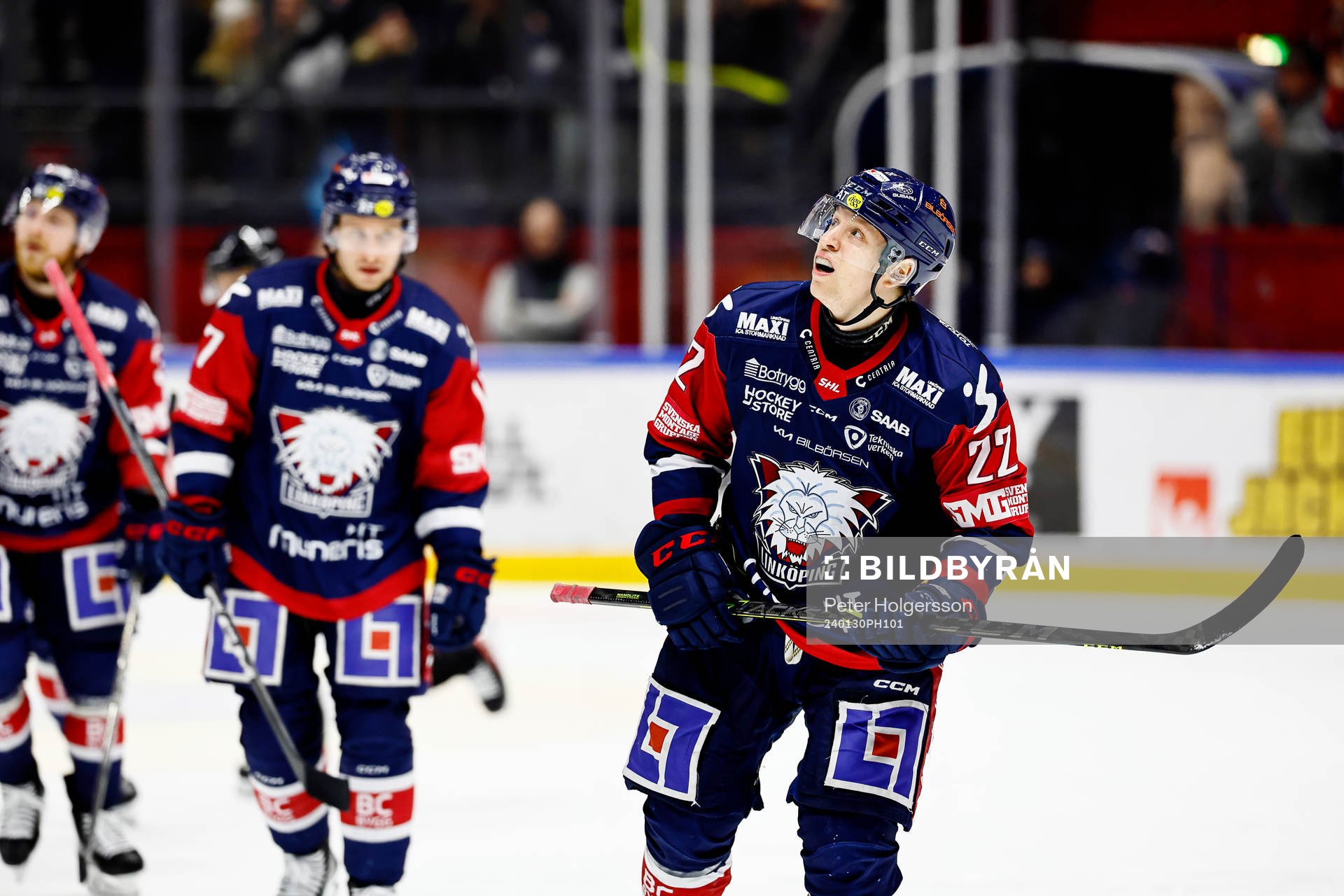 Linköpings Vilmos Gallo jublar