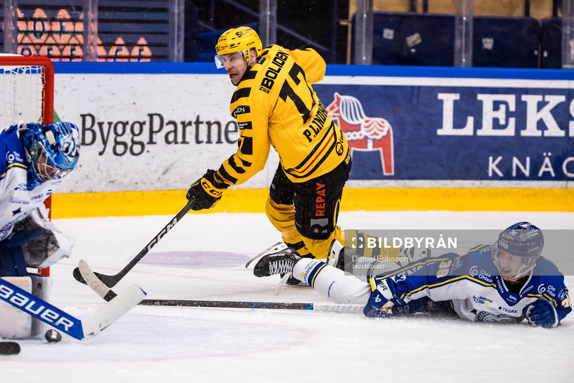 Skellefteås Pär Lindholm och Leksands Olle Alsing