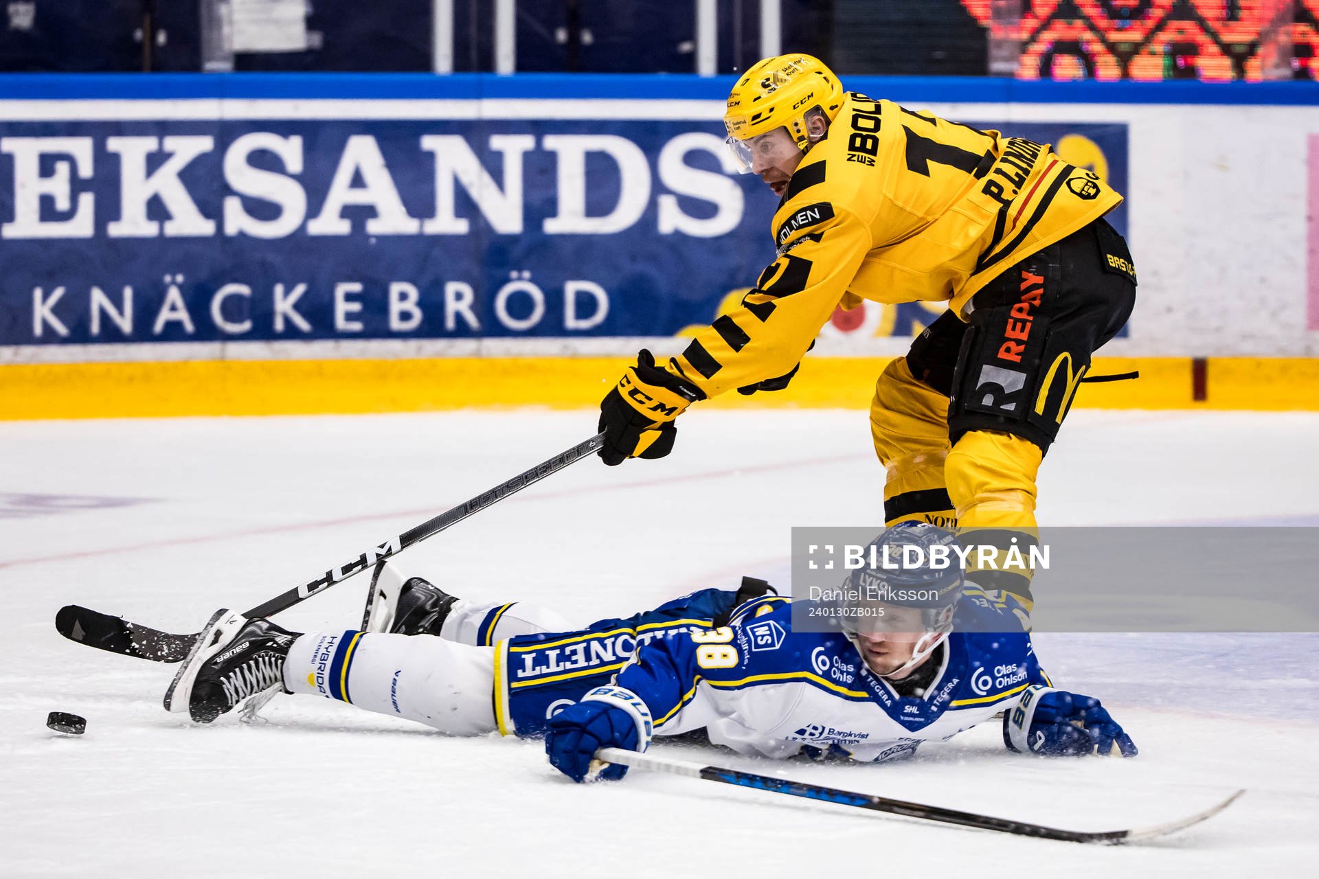 Skellefteås Pär Lindholm och Leksands Olle Alsing