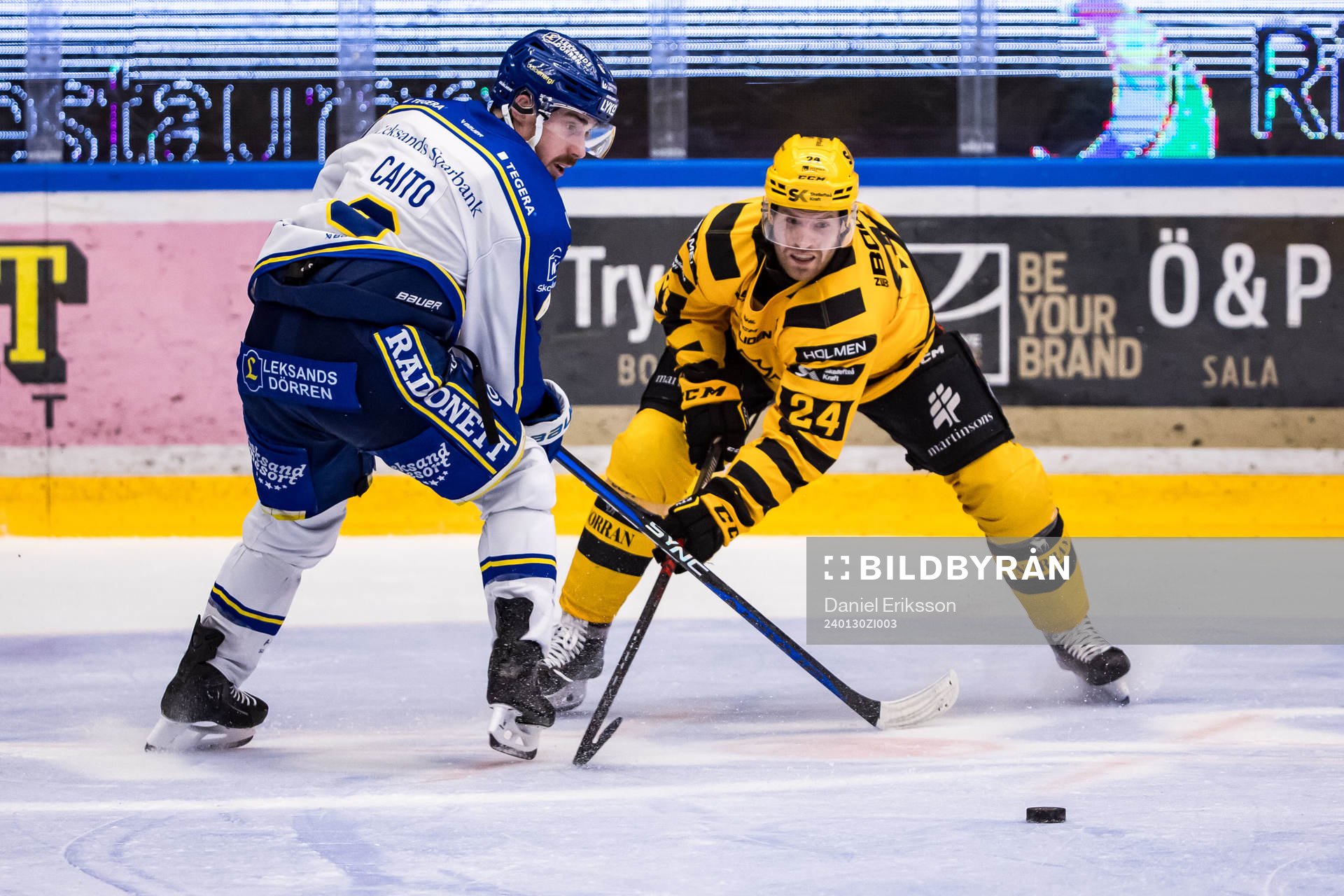 Leksands Matt Caito och Skellefteås Oscar Lindberg