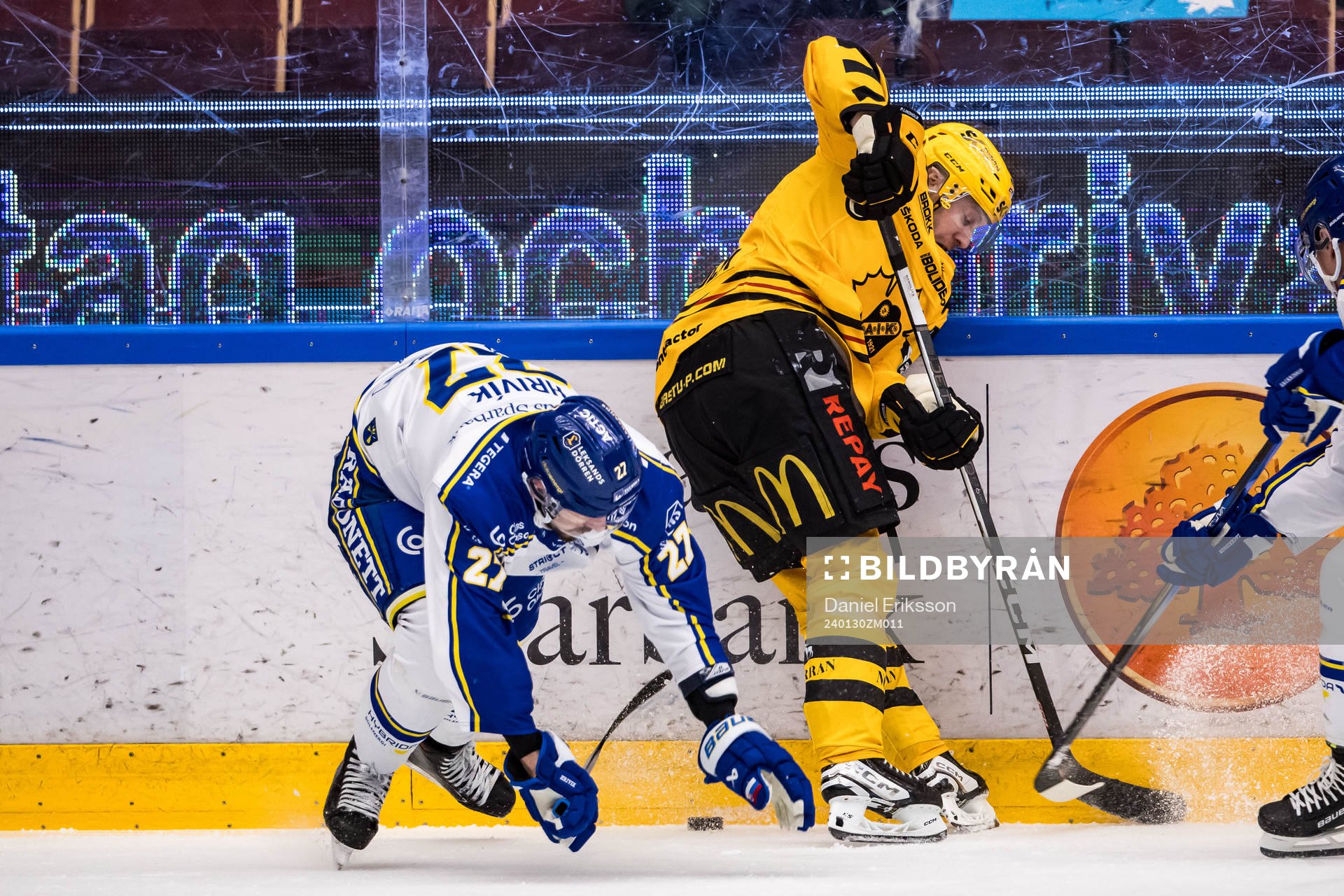 Leksands Marek Hrivik och Peter Cehlarik