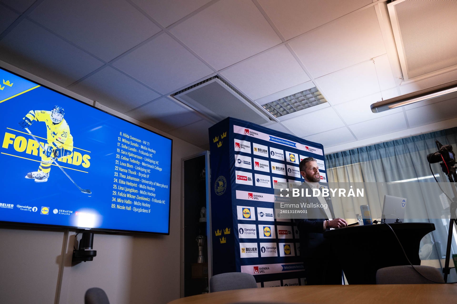 Damkronornas förbundskapten Ulf Lundberg