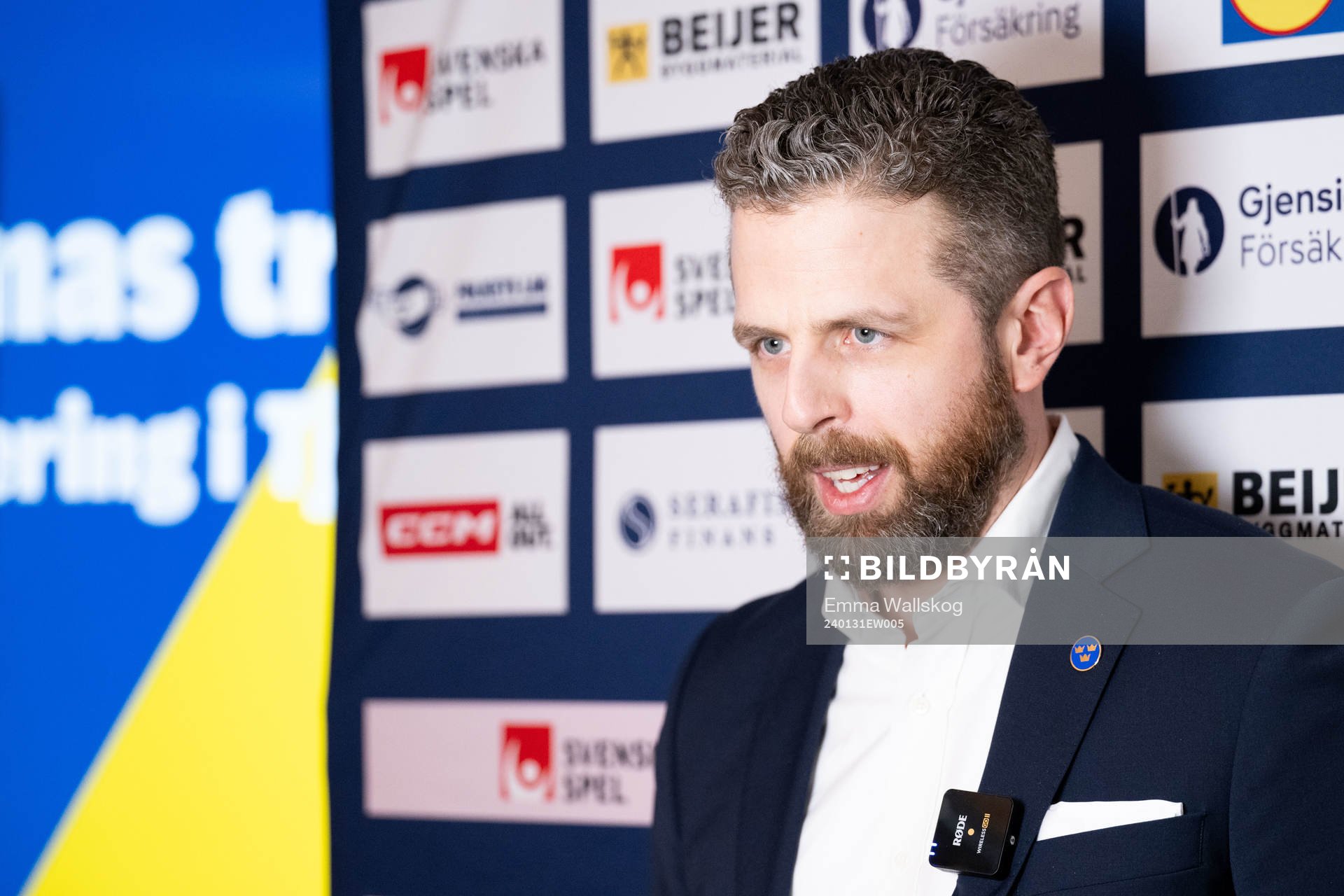 Damkronornas förbundskapten Ulf Lundberg