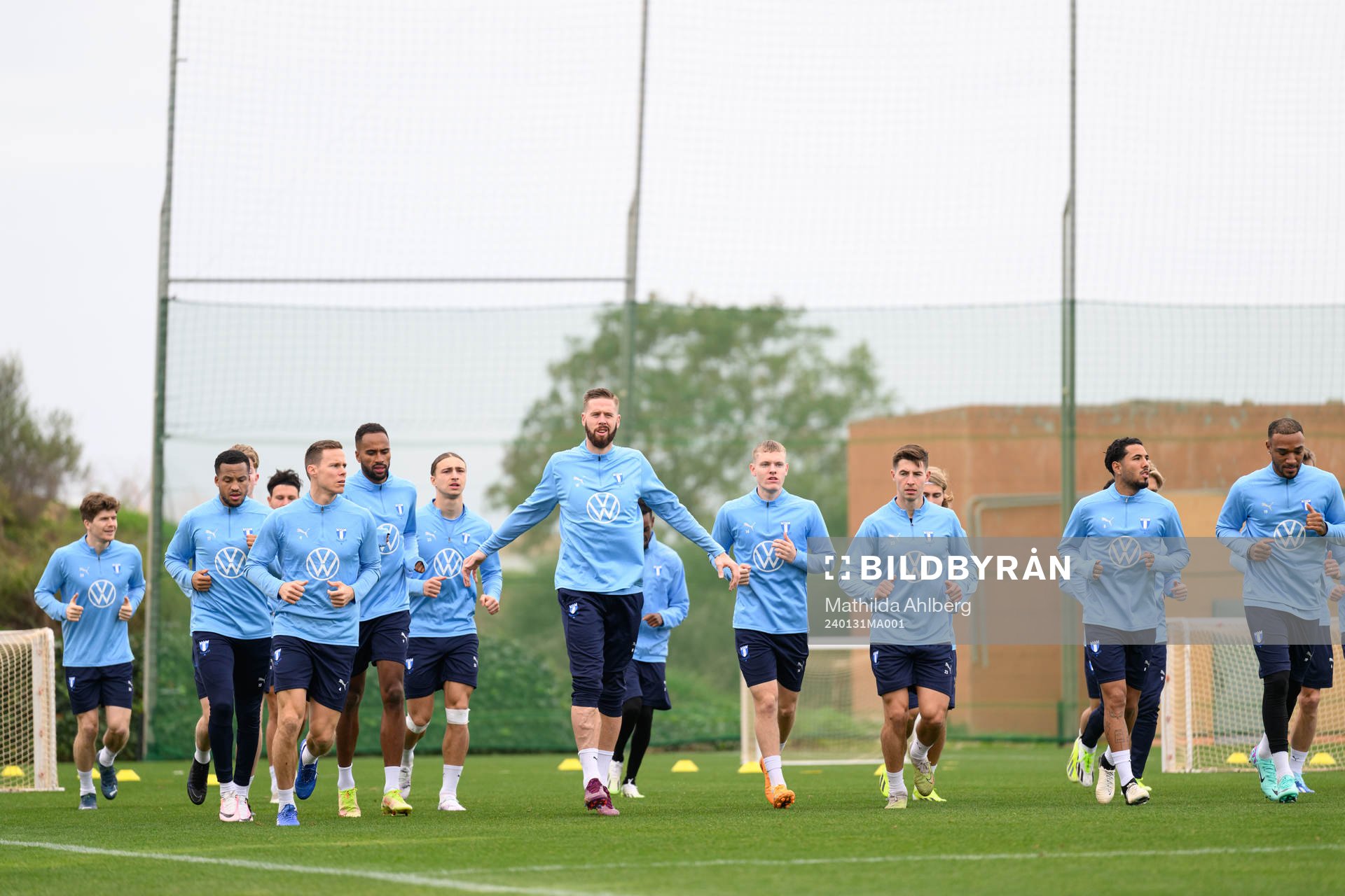 Malmö FFs Pontus Jansson med lagkamrater