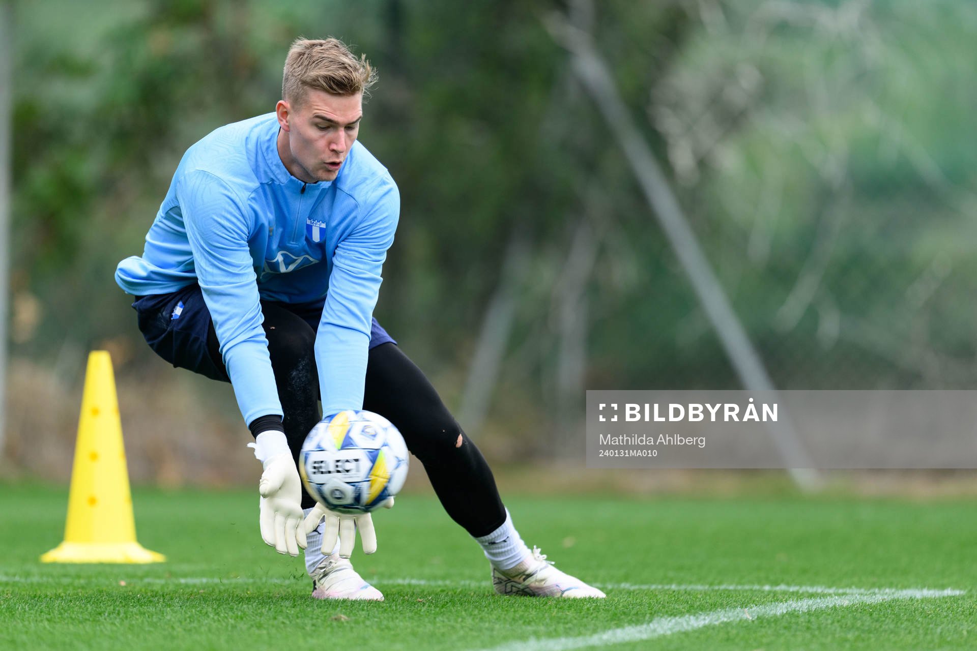 Malmö FFs målvakt Mathias Nilsson